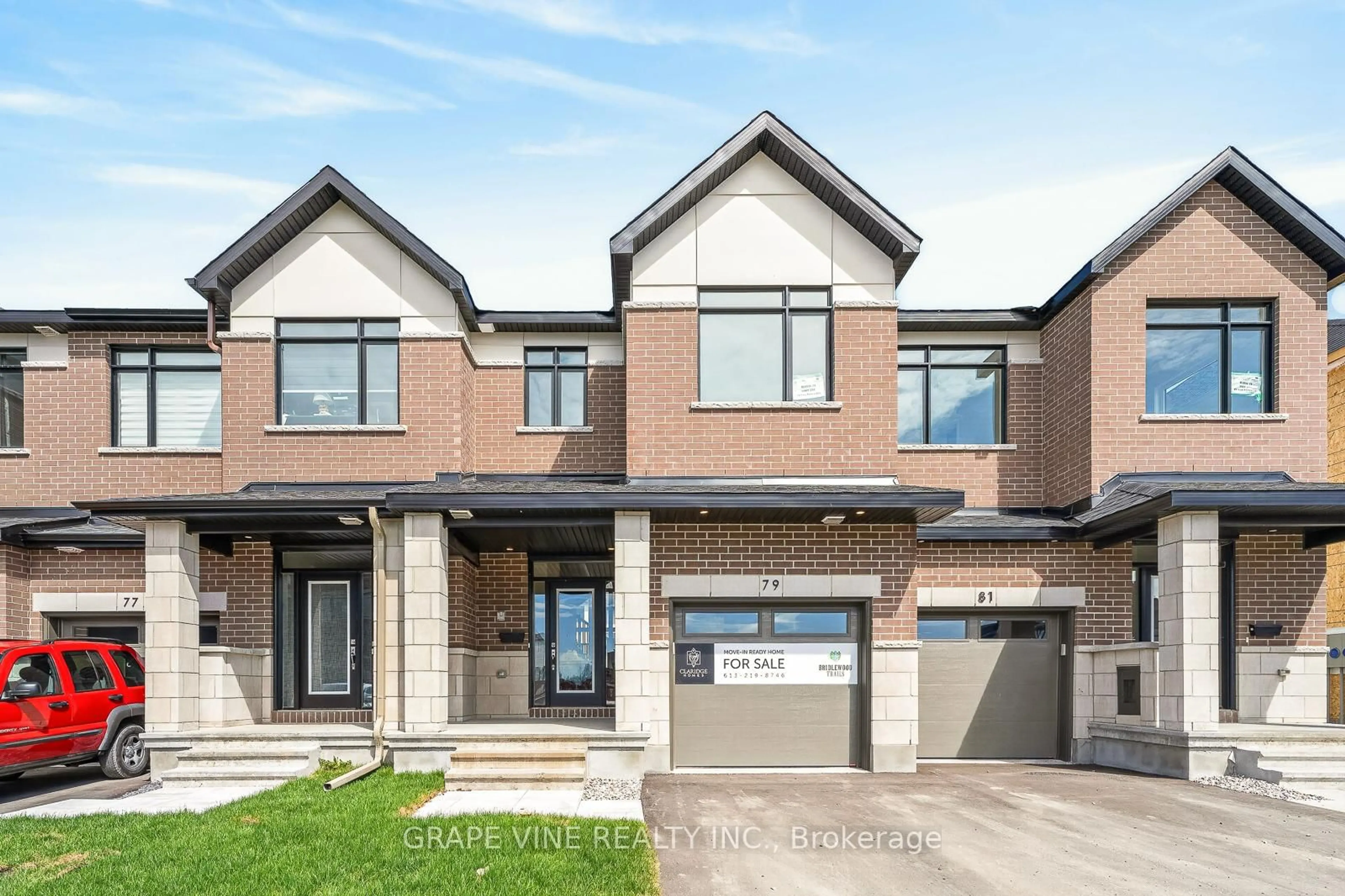 Home with brick exterior material, street for 79 San Felice Circ, Ottawa Ontario K2S 2S7