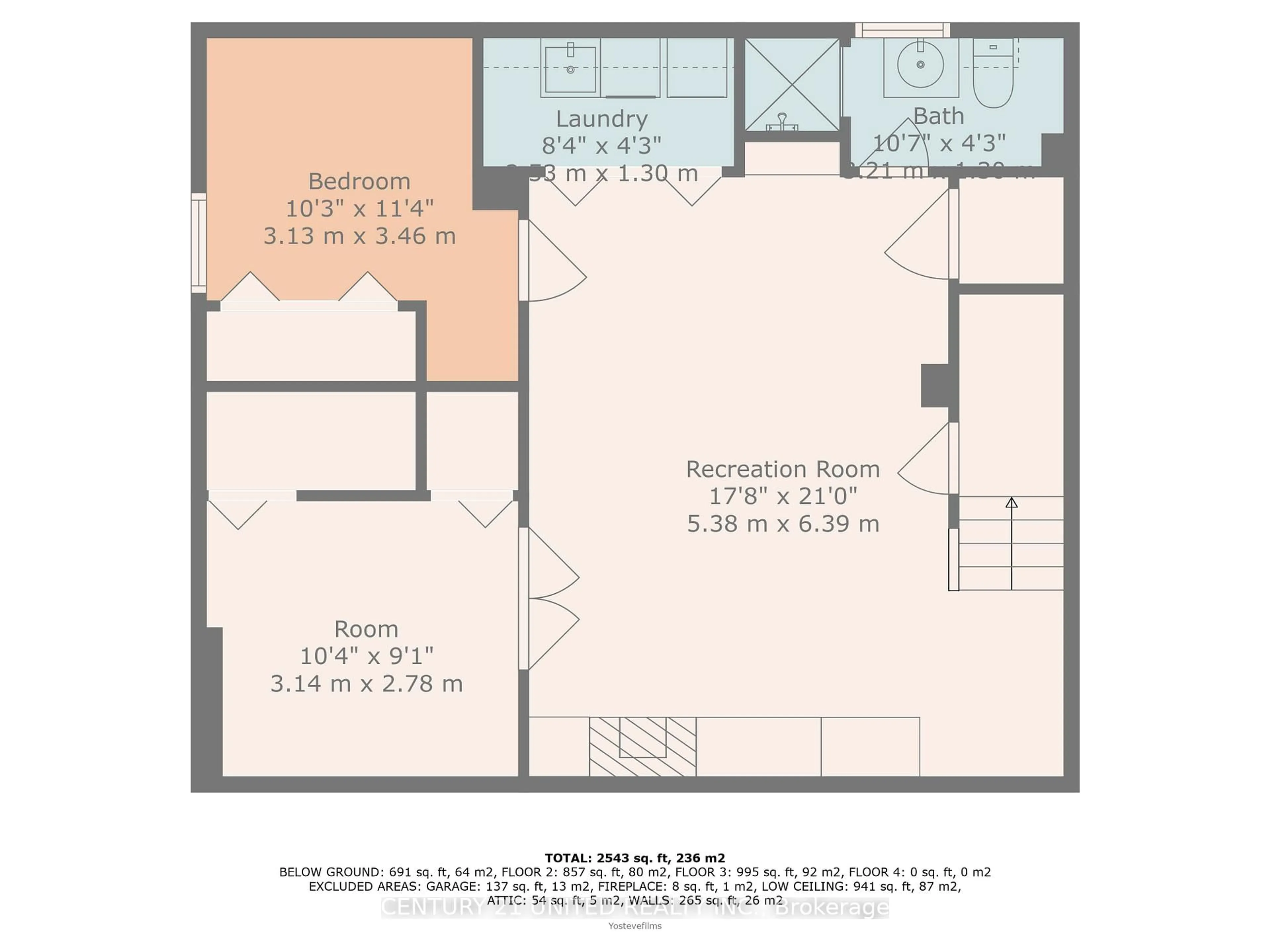 Floor plan for 516 Hunter St, Peterborough Ontario K9H 2N1