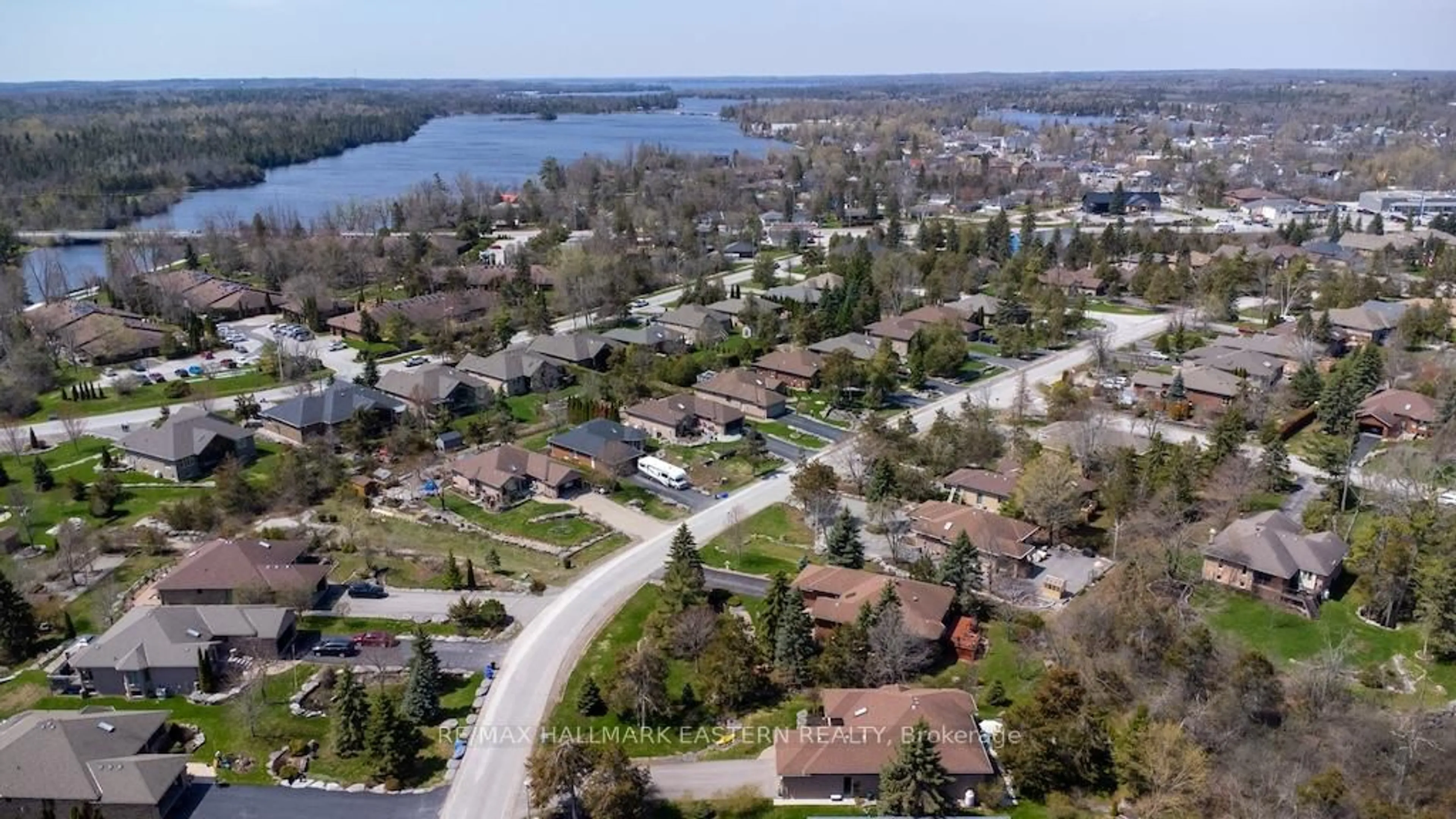 A pic from outside/outdoor area/front of a property/back of a property/a pic from drone, water/lake/river/ocean view for 53 Island Bay Dr, Kawartha Lakes Ontario K0M 1A0