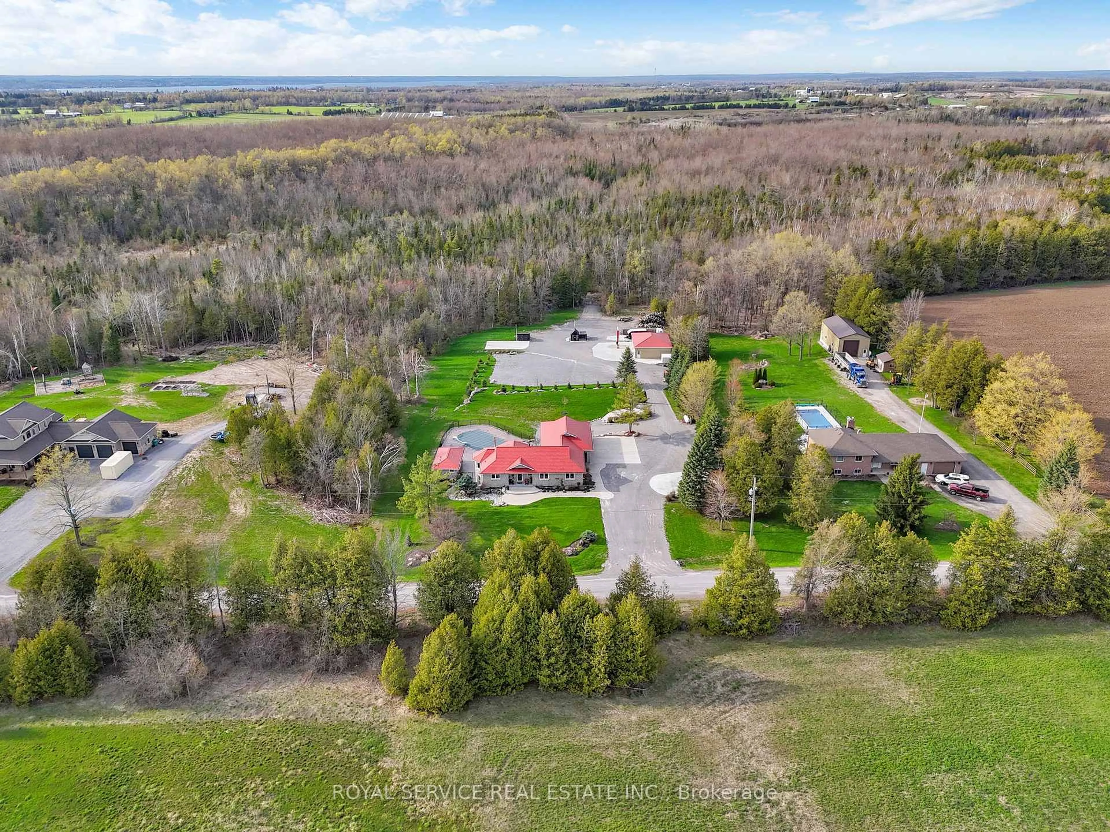 A pic from outside/outdoor area/front of a property/back of a property/a pic from drone, unknown for 310 Viner Line, Selwyn Ontario K0L 1T0