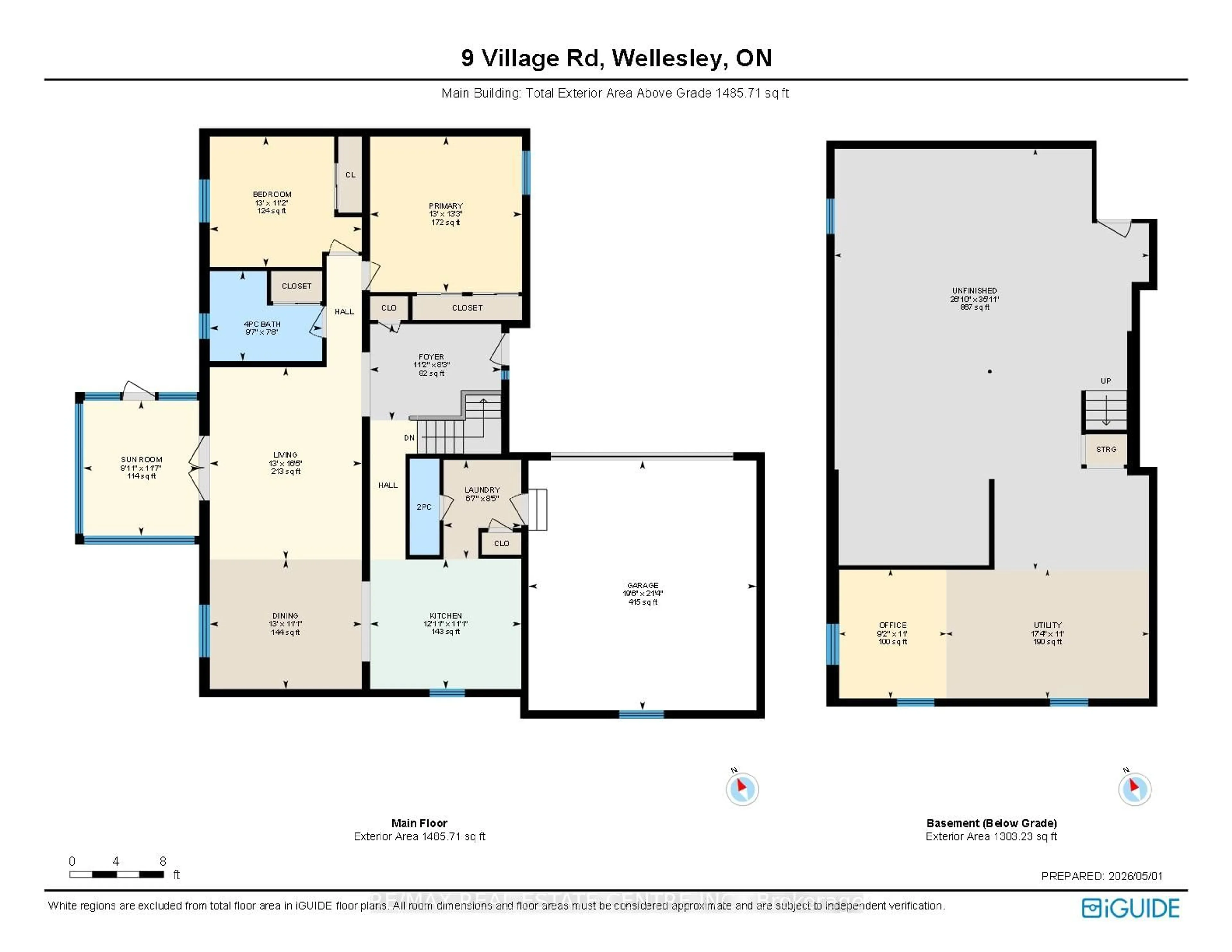 Floor plan for 9 Village Rd, Wellesley Ontario N0B 2T0