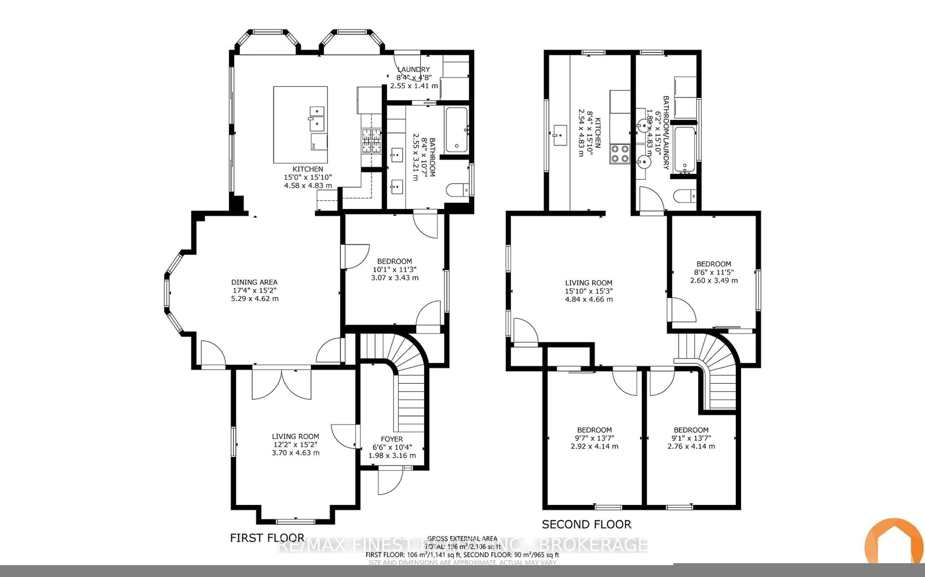 Floor plan for 21 Centre St, Prince Edward County Ontario K0K 2T0