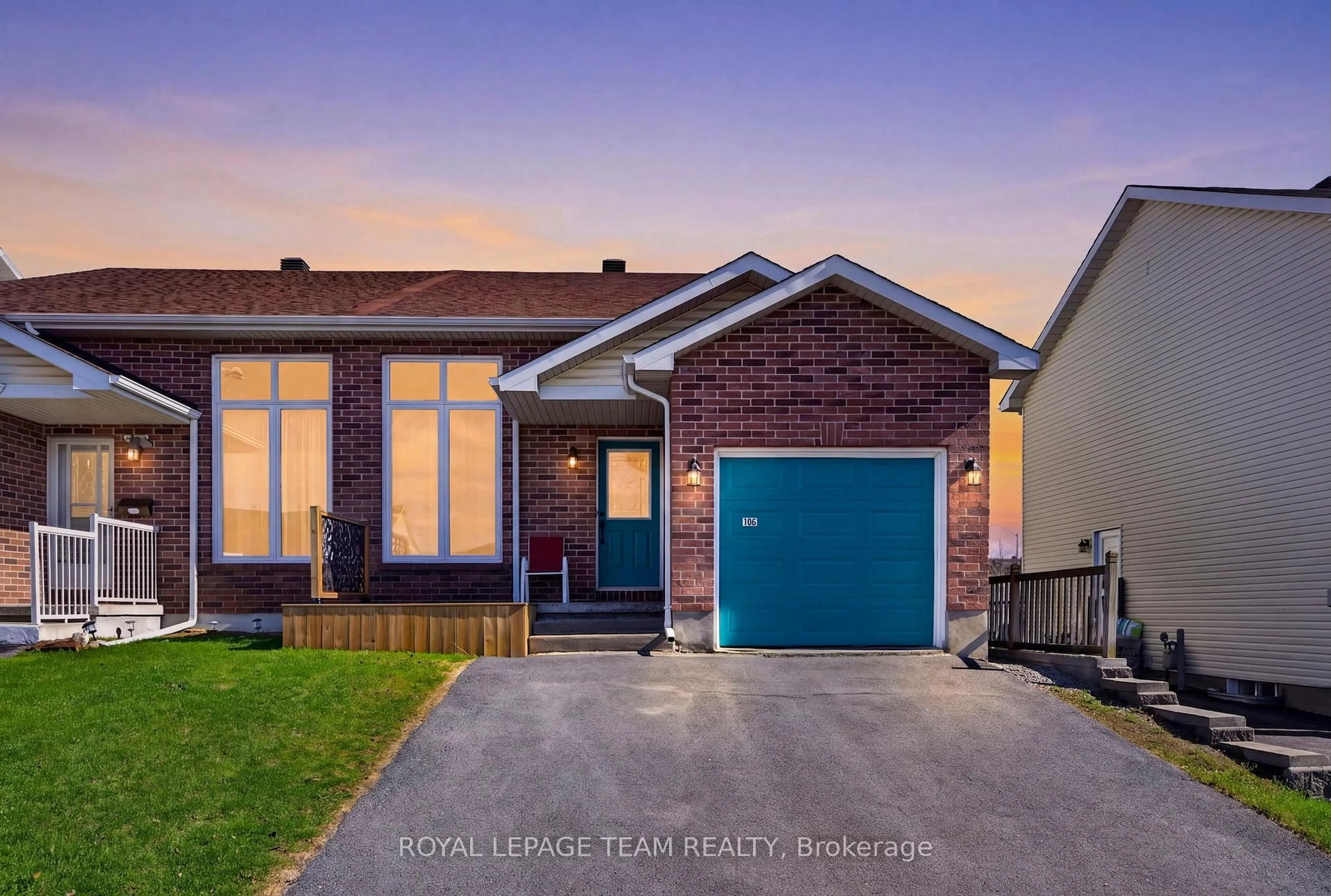 Home with brick exterior material, street for 106 Hemlock Cres, Cornwall Ontario K6H 7L7
