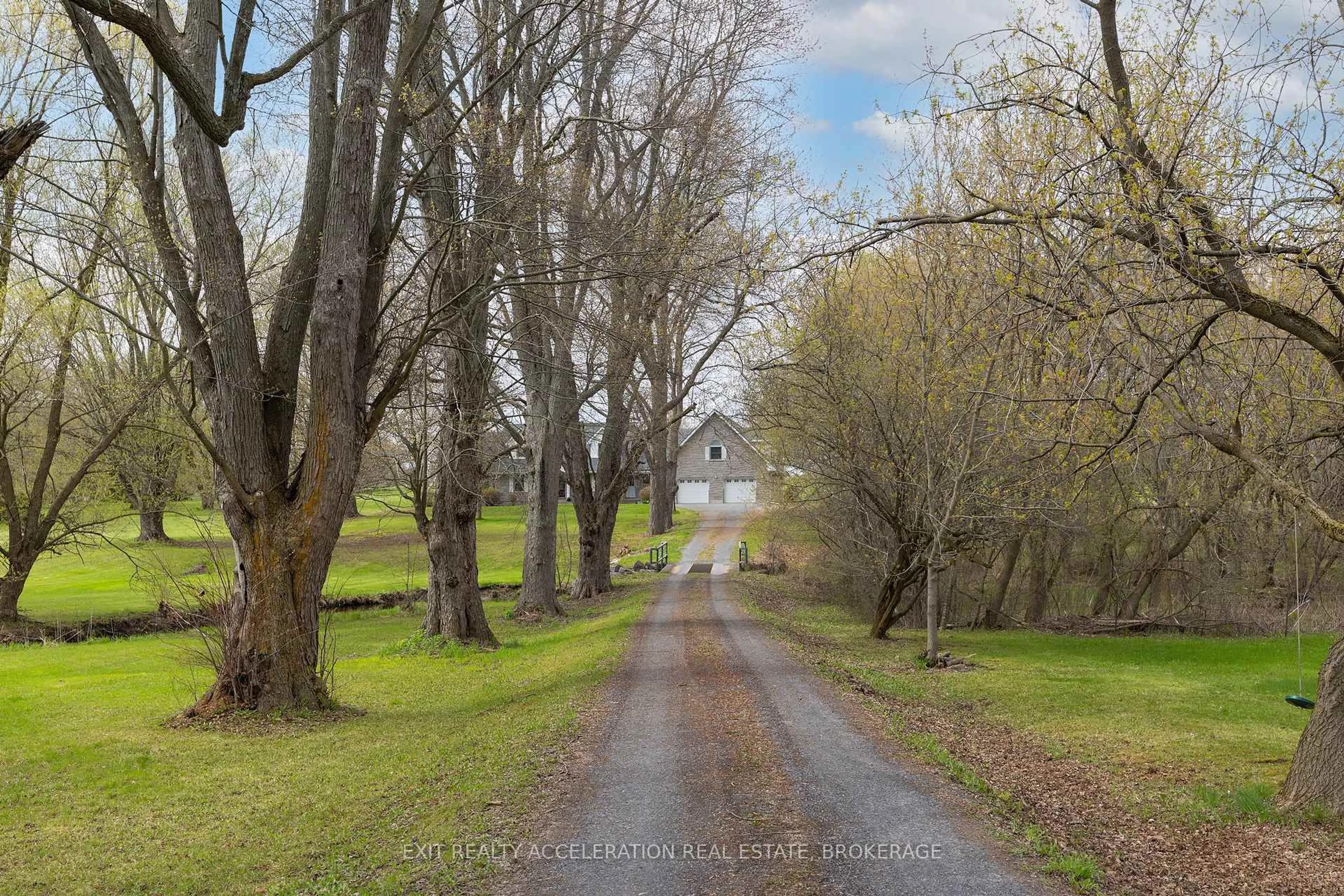A pic from outside/outdoor area/front of a property/back of a property/a pic from drone, forest/trees view for 7349 County Rd 2, Napanee Ontario K7R 3K6