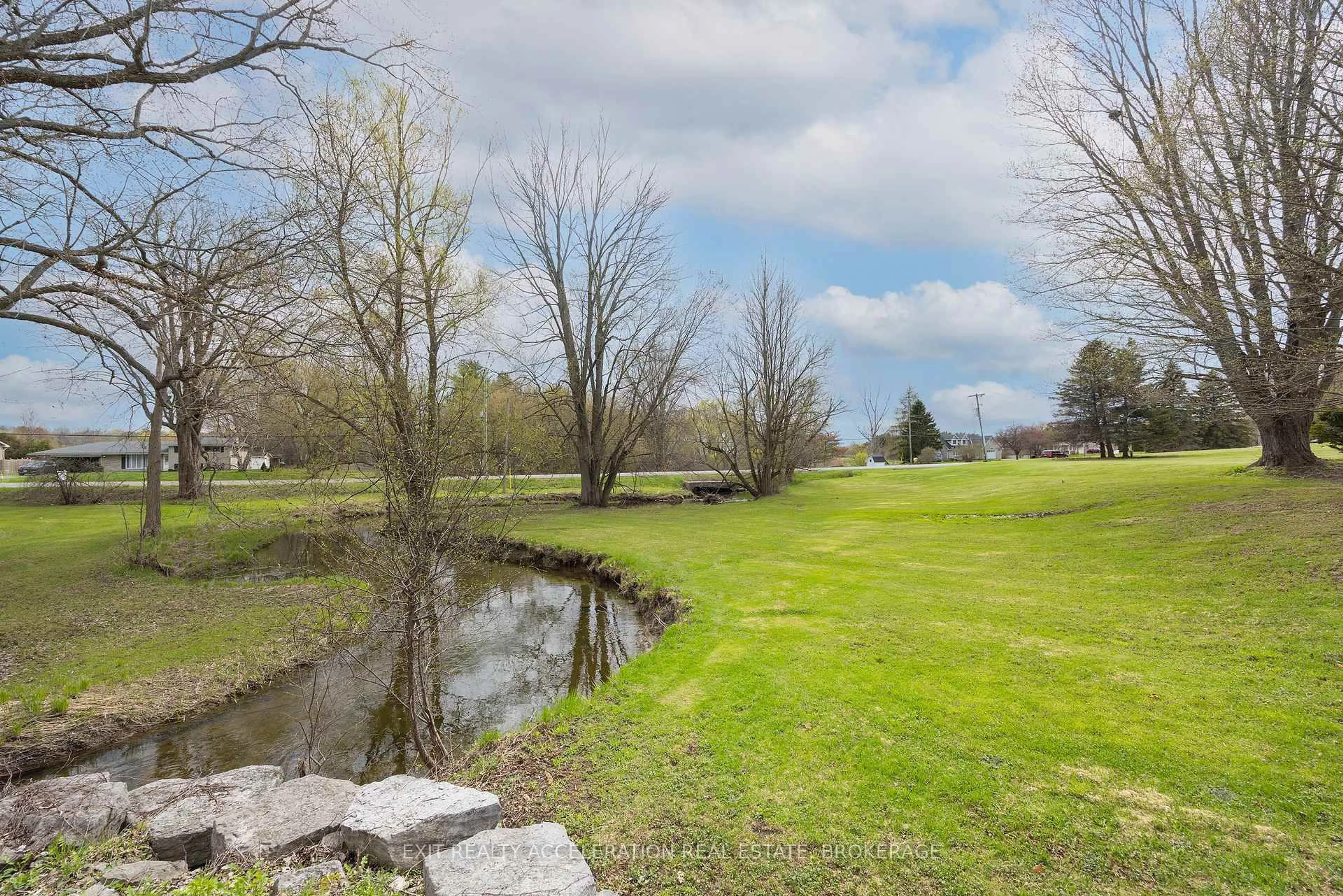 A pic from outside/outdoor area/front of a property/back of a property/a pic from drone, water/lake/river/ocean view for 7349 County Rd 2, Napanee Ontario K7R 3K6