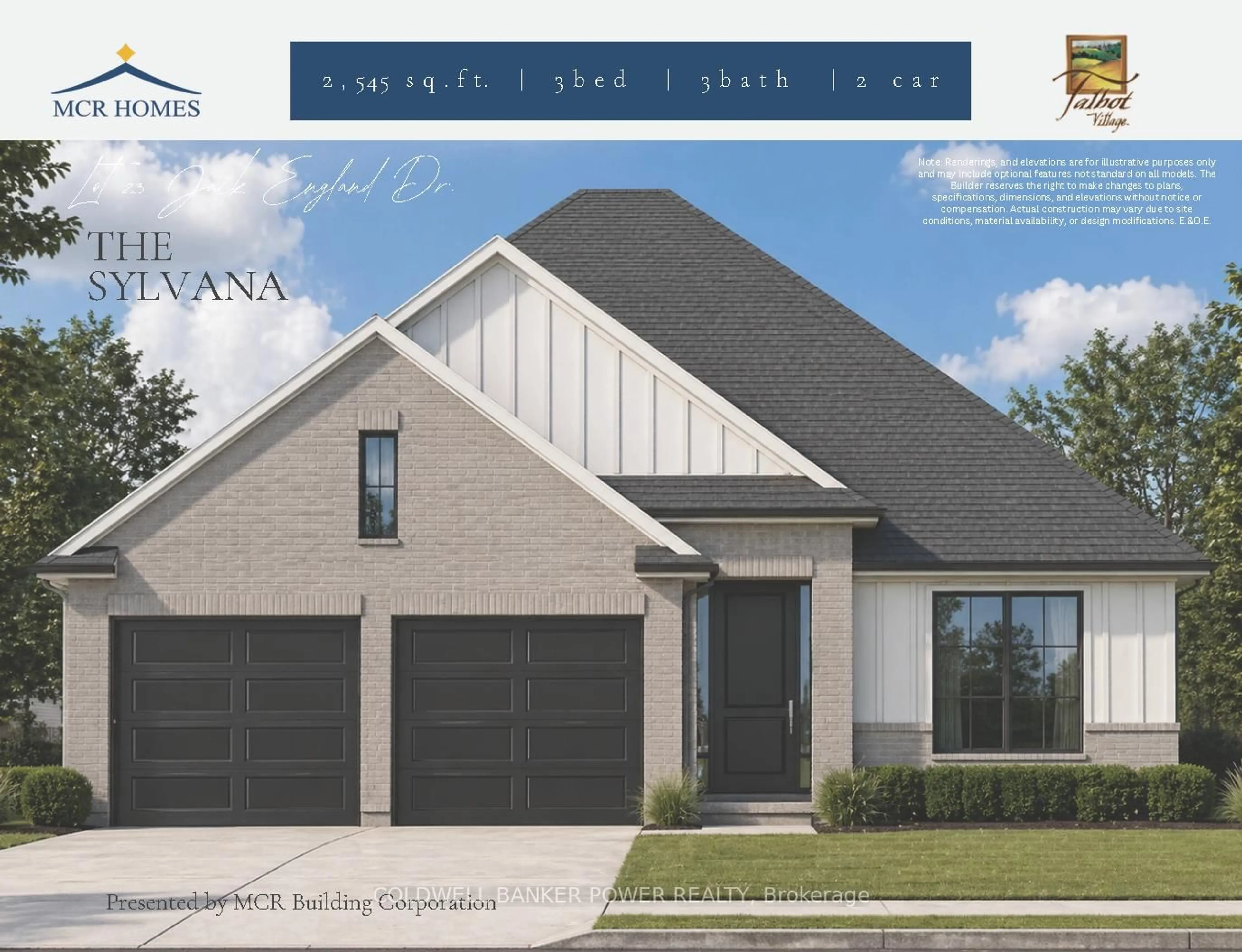 Home with brick exterior material, street for 6321 Jack England Dr, London South Ontario N6P 0L3