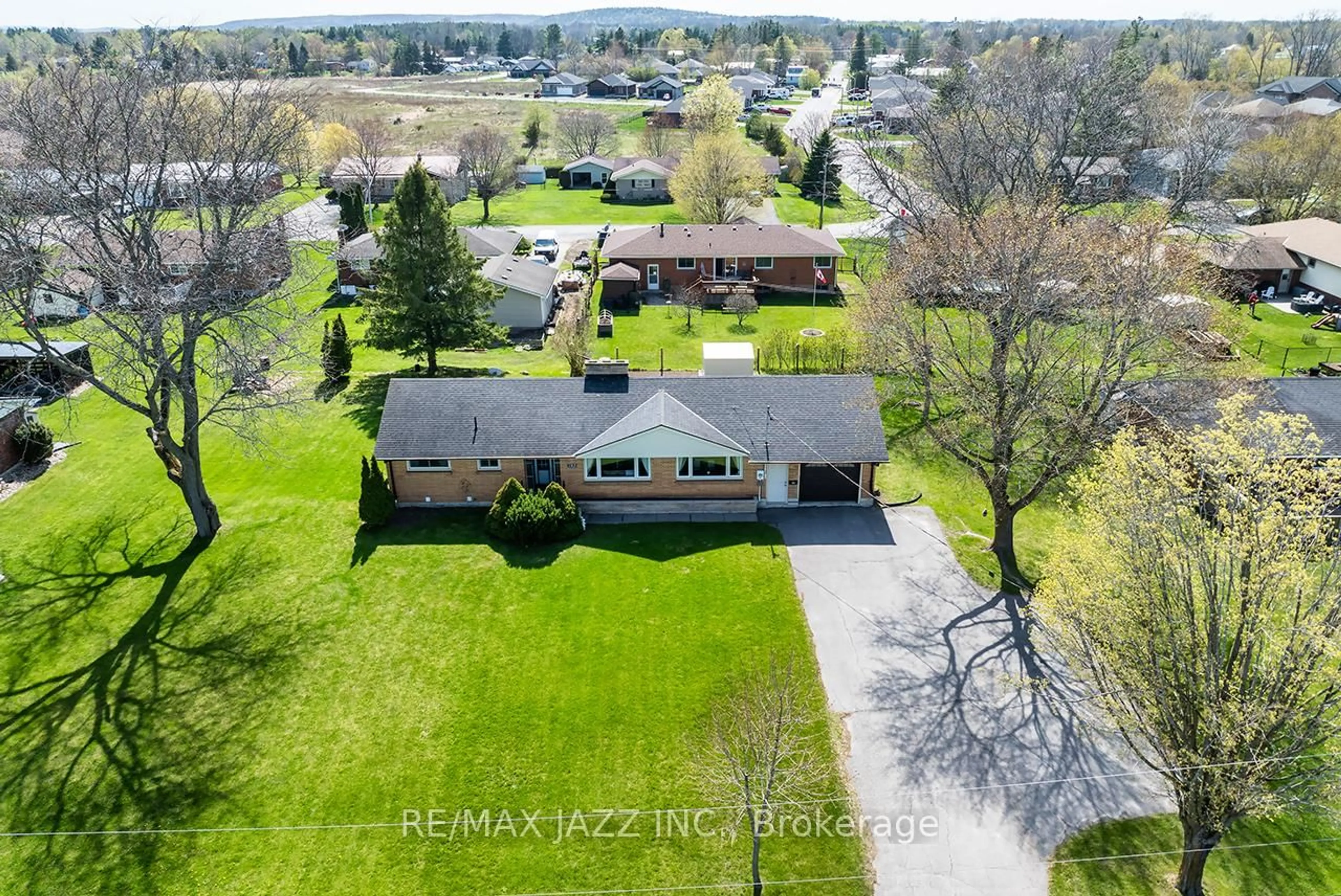 A pic from outside/outdoor area/front of a property/back of a property/a pic from drone, water/lake/river/ocean view for 152 Belleville Rd, Stirling Ontario K0K 3E0