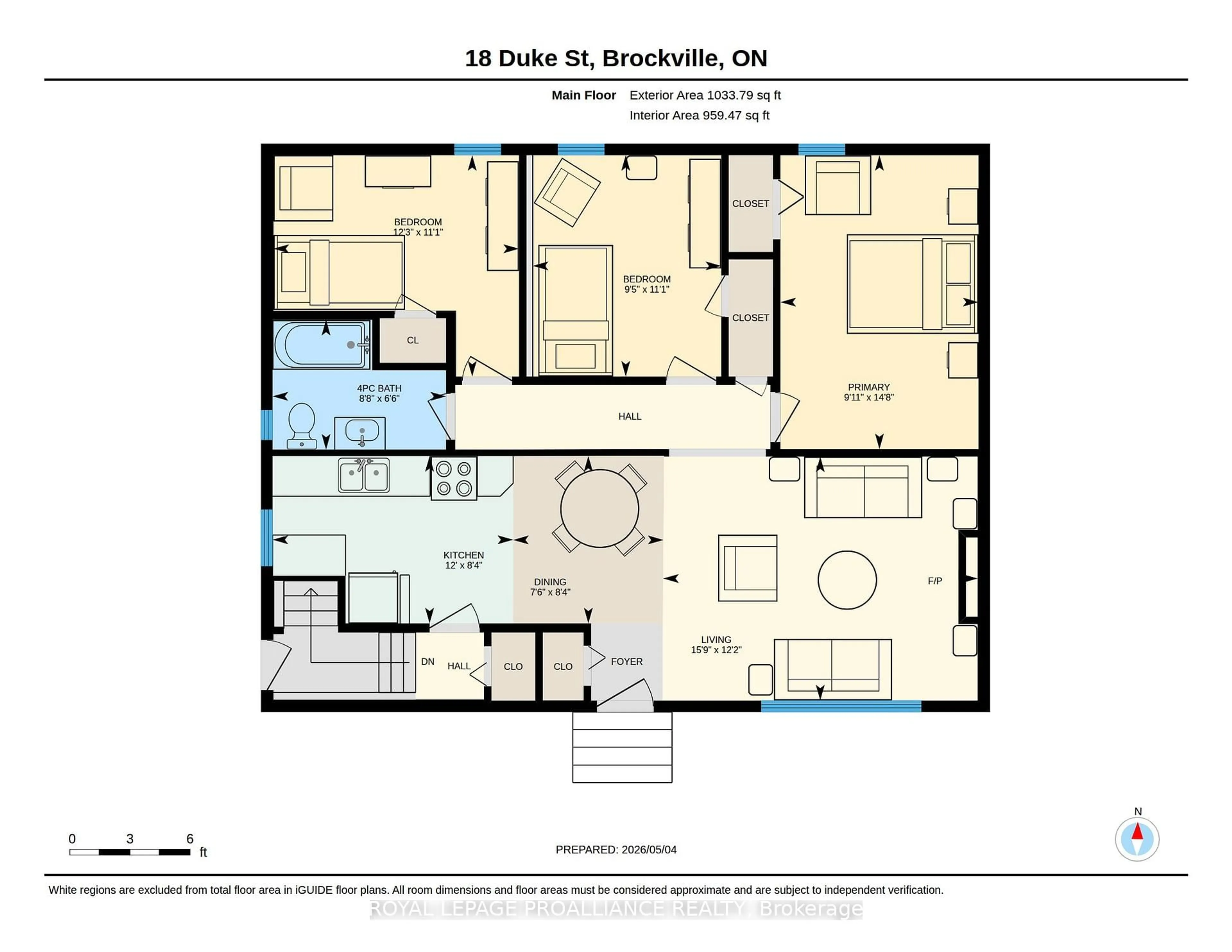Floor plan for 18 Duke St, Brockville Ontario K6V 3J1