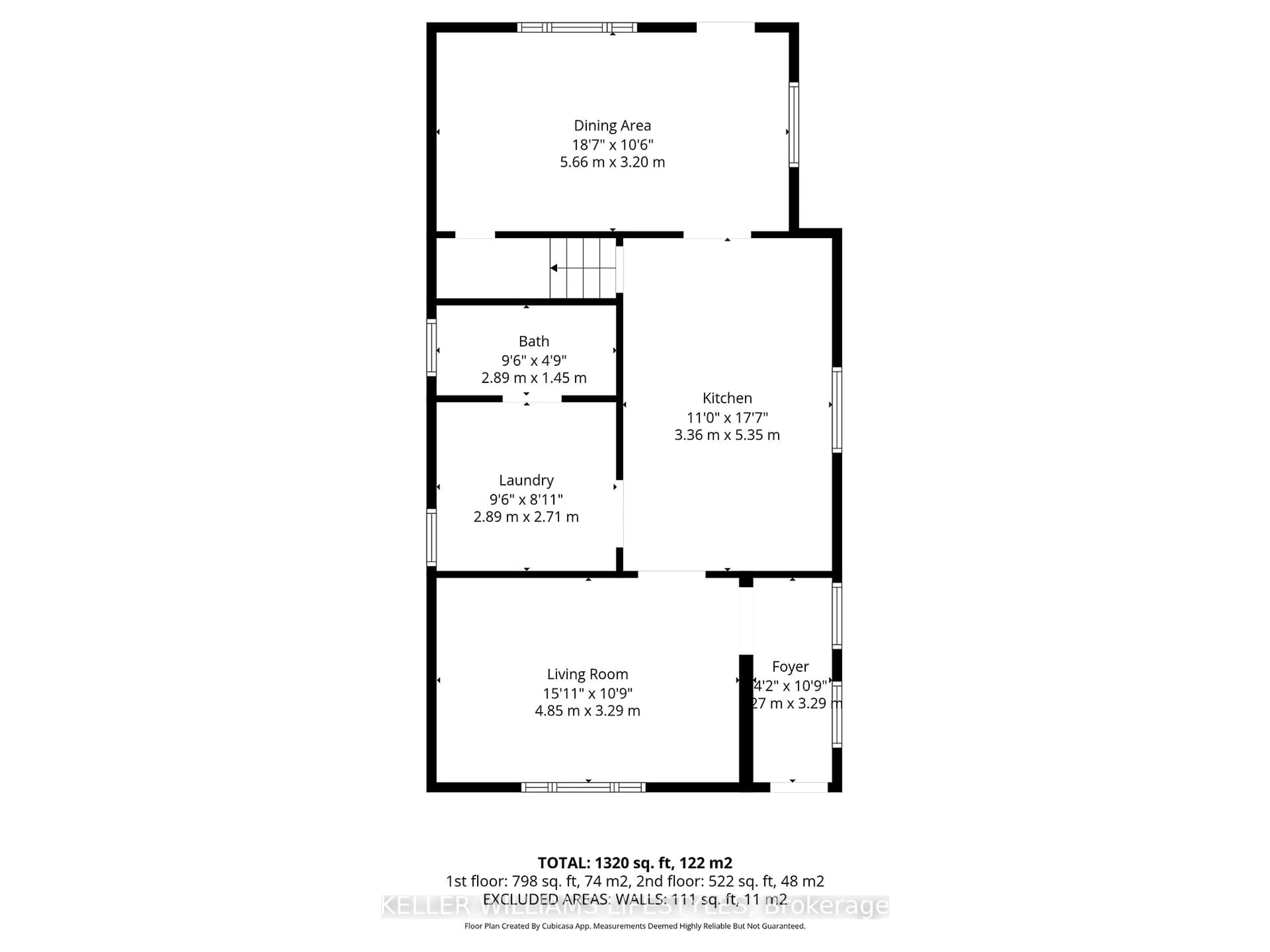 Floor plan for 264 Upper Queen St, Thames Centre Ontario N0M 2P0