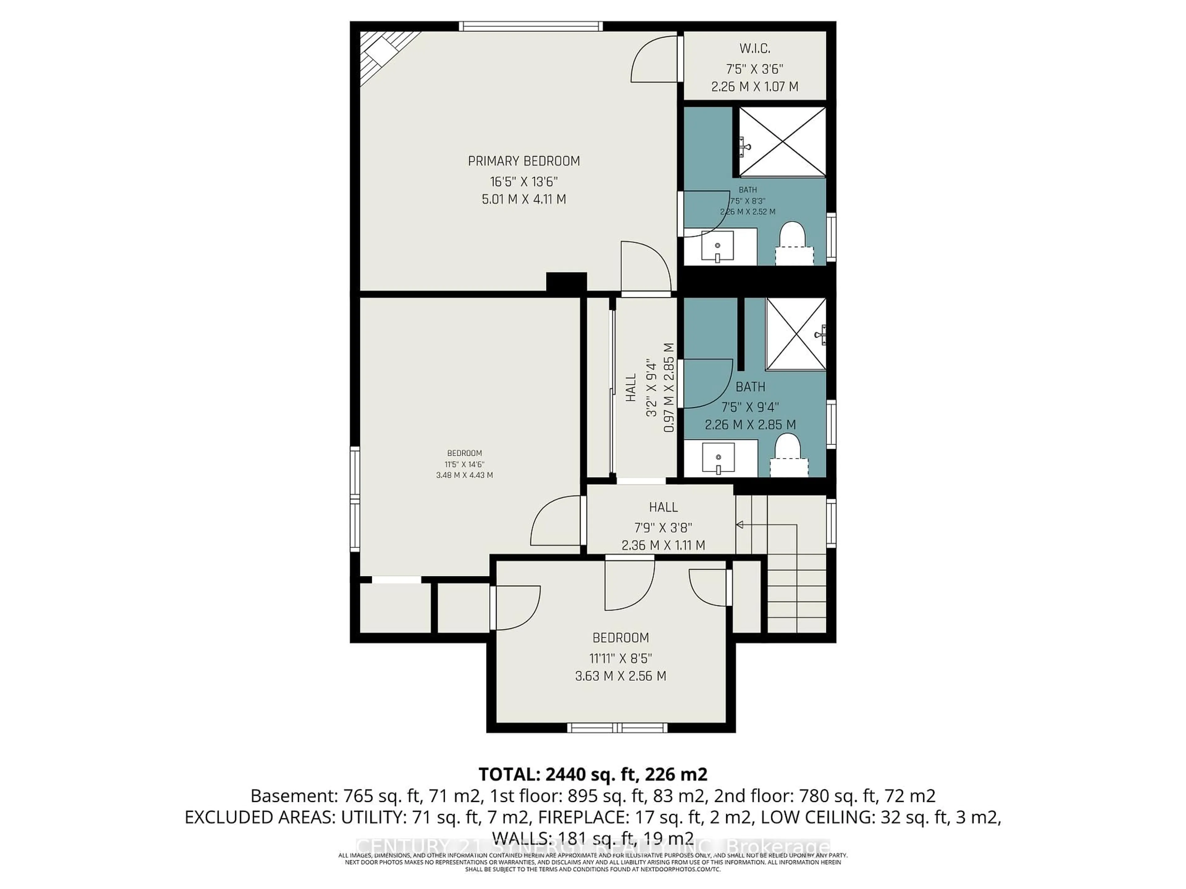 Floor plan for 286 Westhill Ave, Ottawa Ontario K1Z 7H6