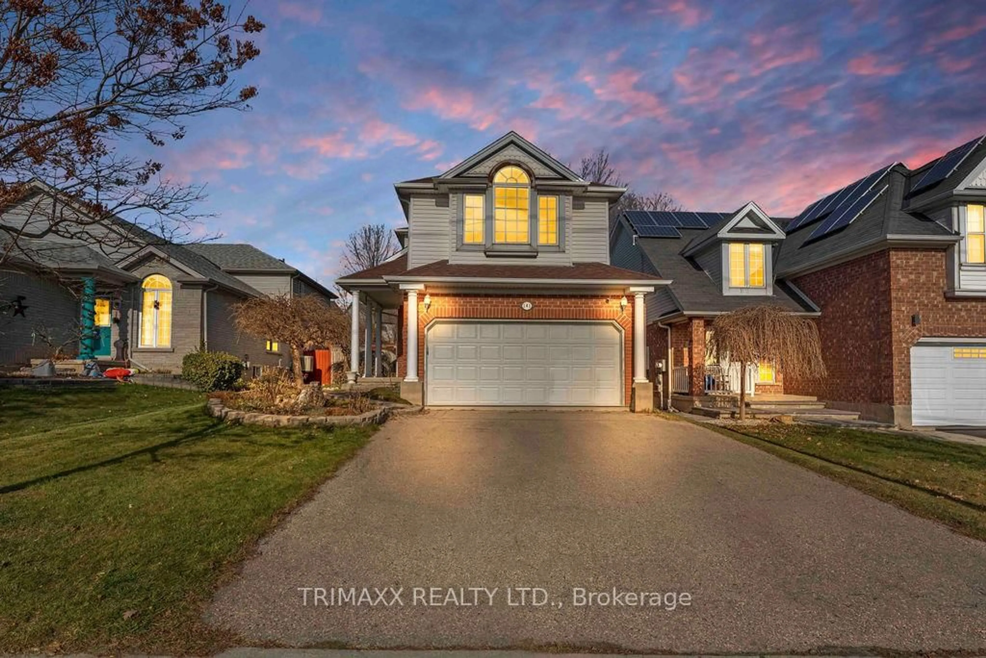 A pic from outside/outdoor area/front of a property/back of a property/a pic from drone, street for 141 STARWOOD DR, Guelph Ontario N1E 7G7
