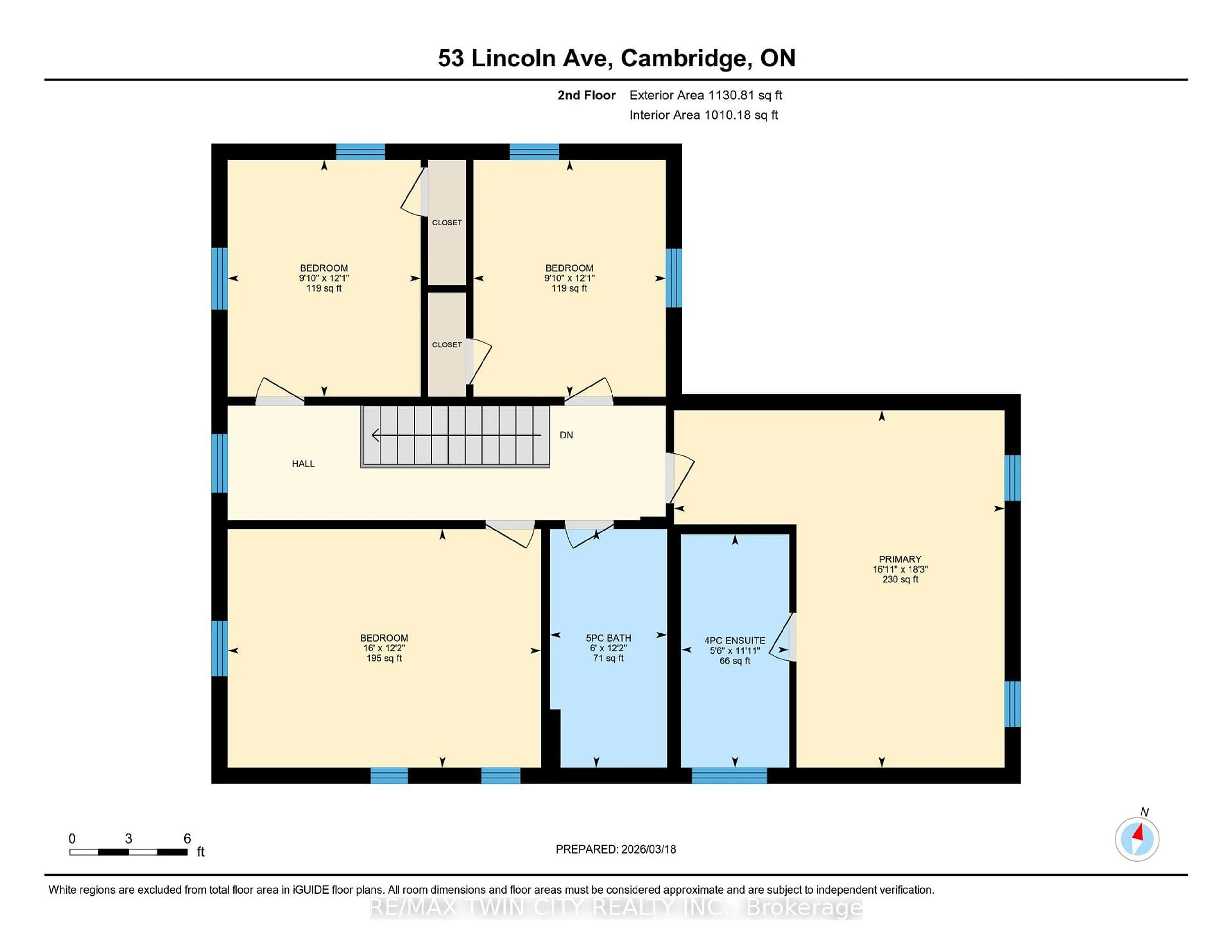 Floor plan for 53 LINCOLN Ave, Cambridge Ontario N1R 4W6