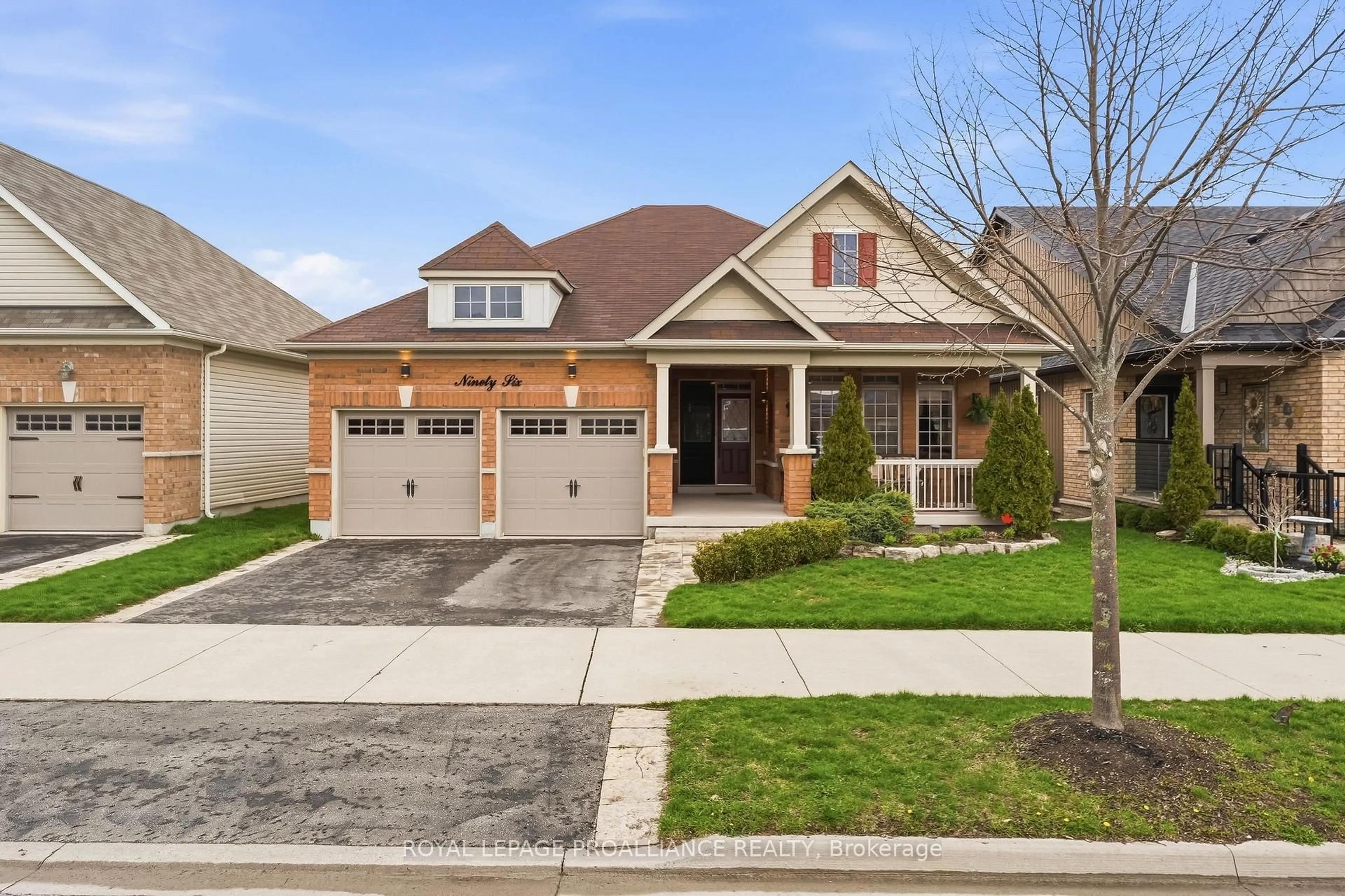 Home with brick exterior material, street for 96 White Dr, Port Hope Ontario L1A 0B6