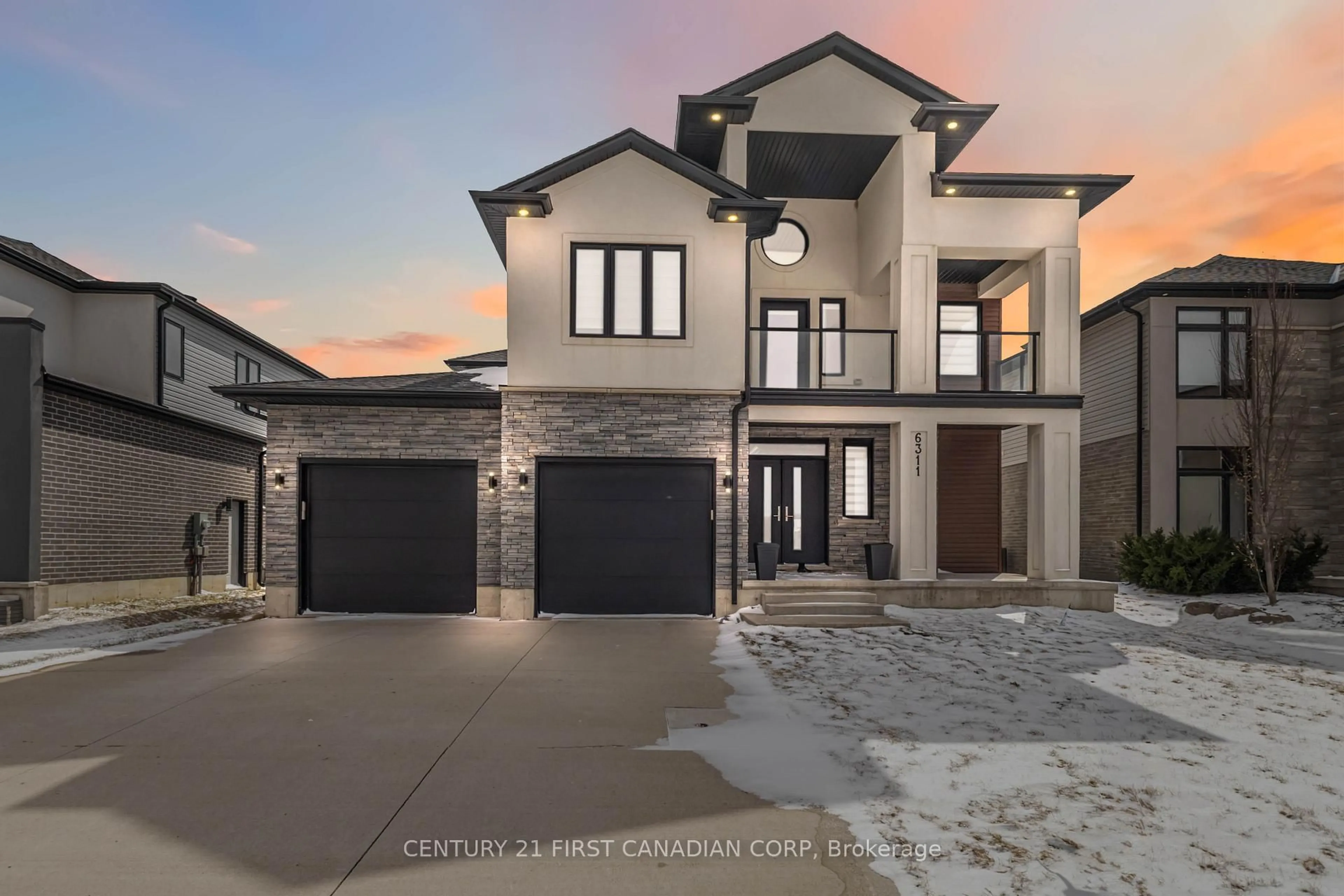 Home with brick exterior material, street for 6311 Old Garrison Blvd, London South Ontario N6P 0A8