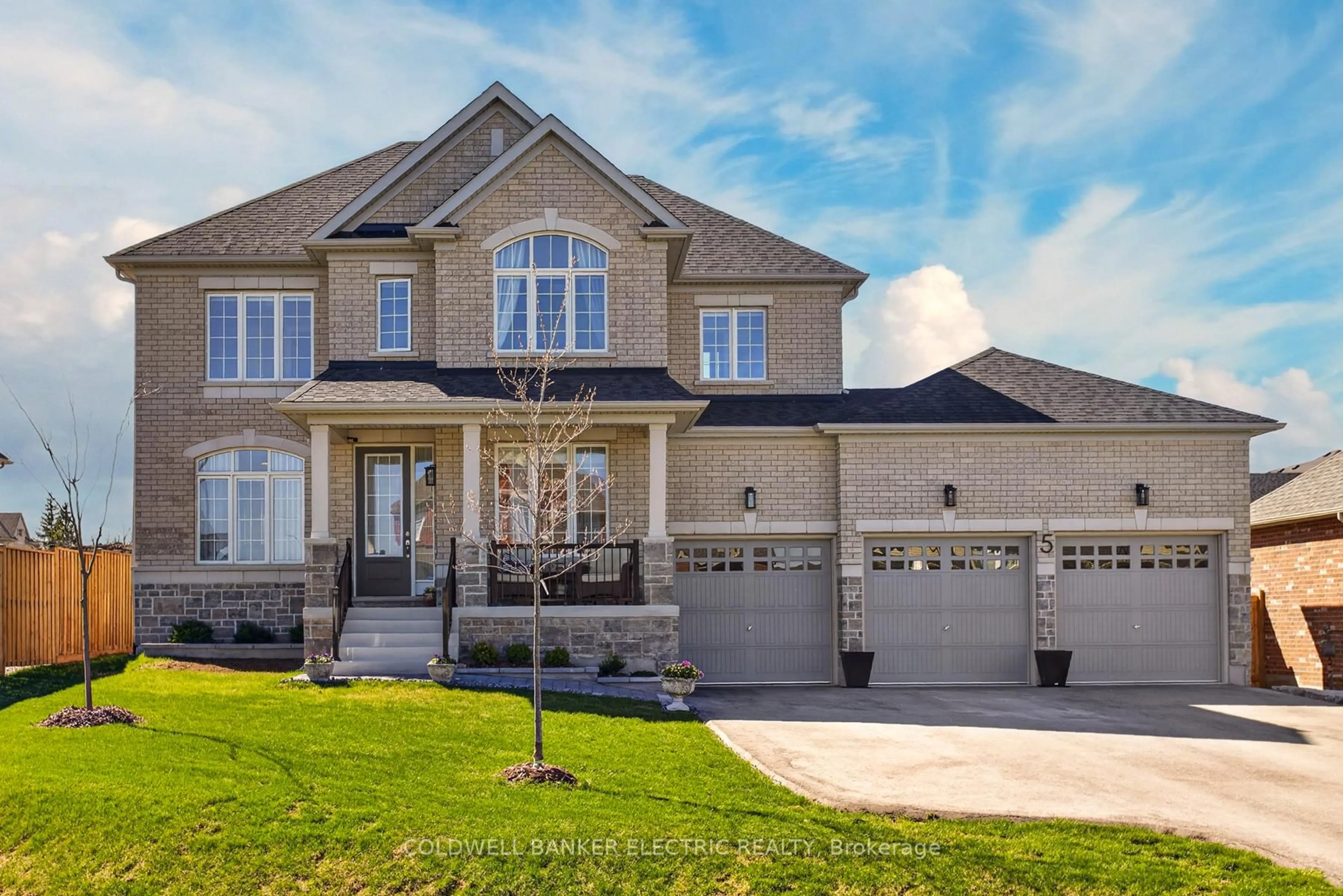 Home with brick exterior material, street for 5 Golden Meadows Dr, Otonabee-South Monaghan Ontario K9J 0K7