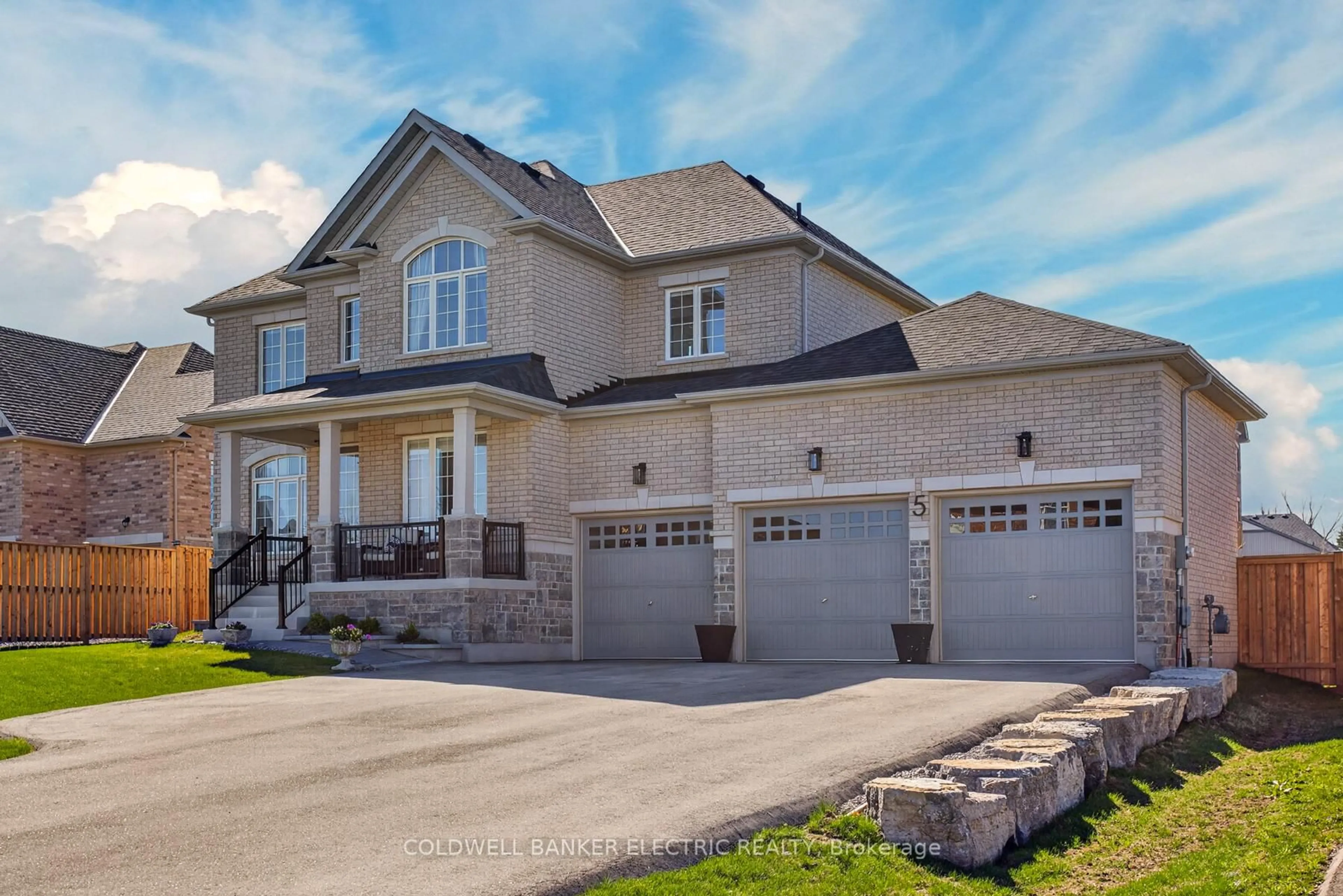 Home with brick exterior material, street for 5 Golden Meadows Dr, Otonabee-South Monaghan Ontario K9J 0K7