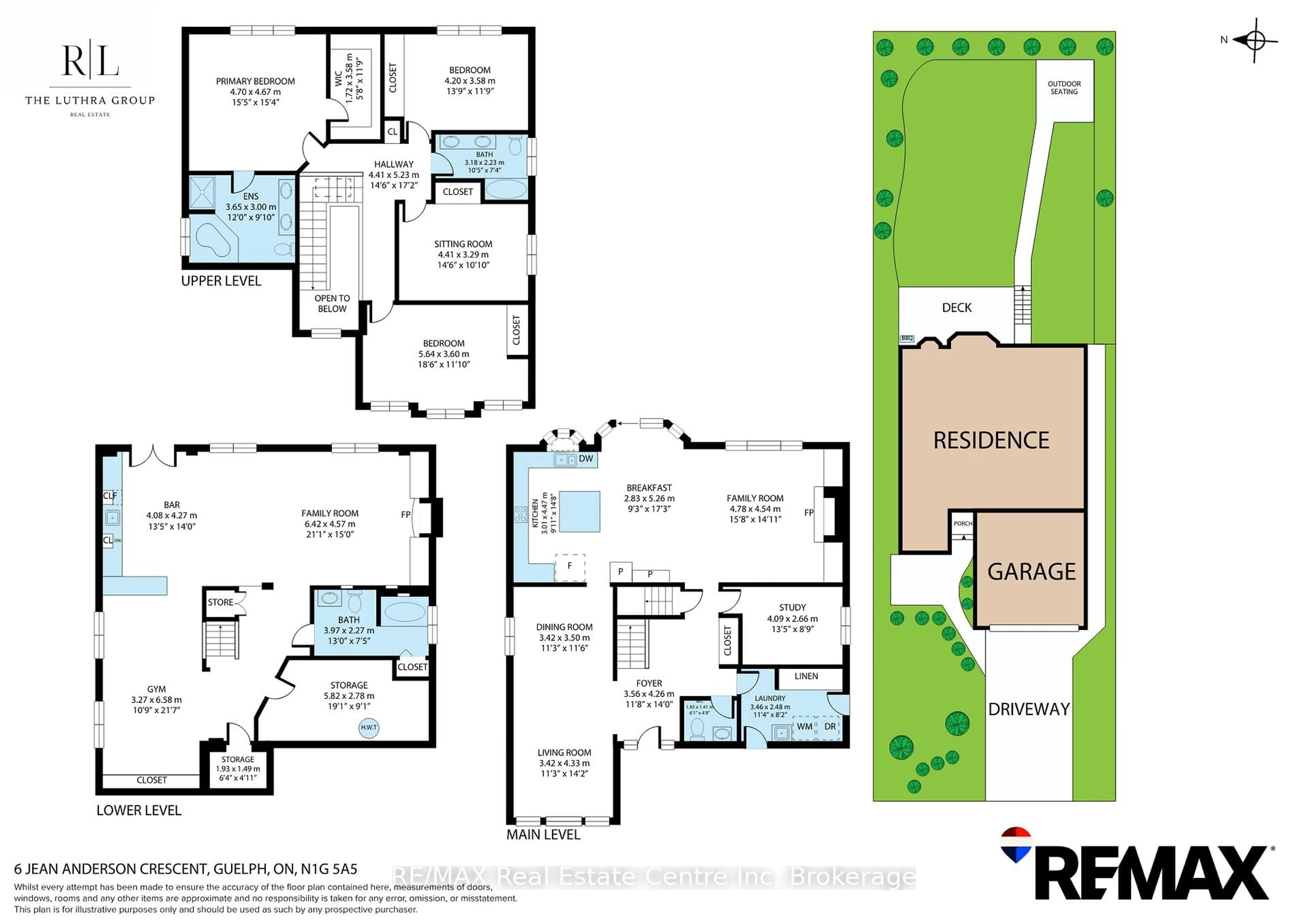 Floor plan for 6 Jean Anderson Cres, Guelph Ontario N1G 5A5