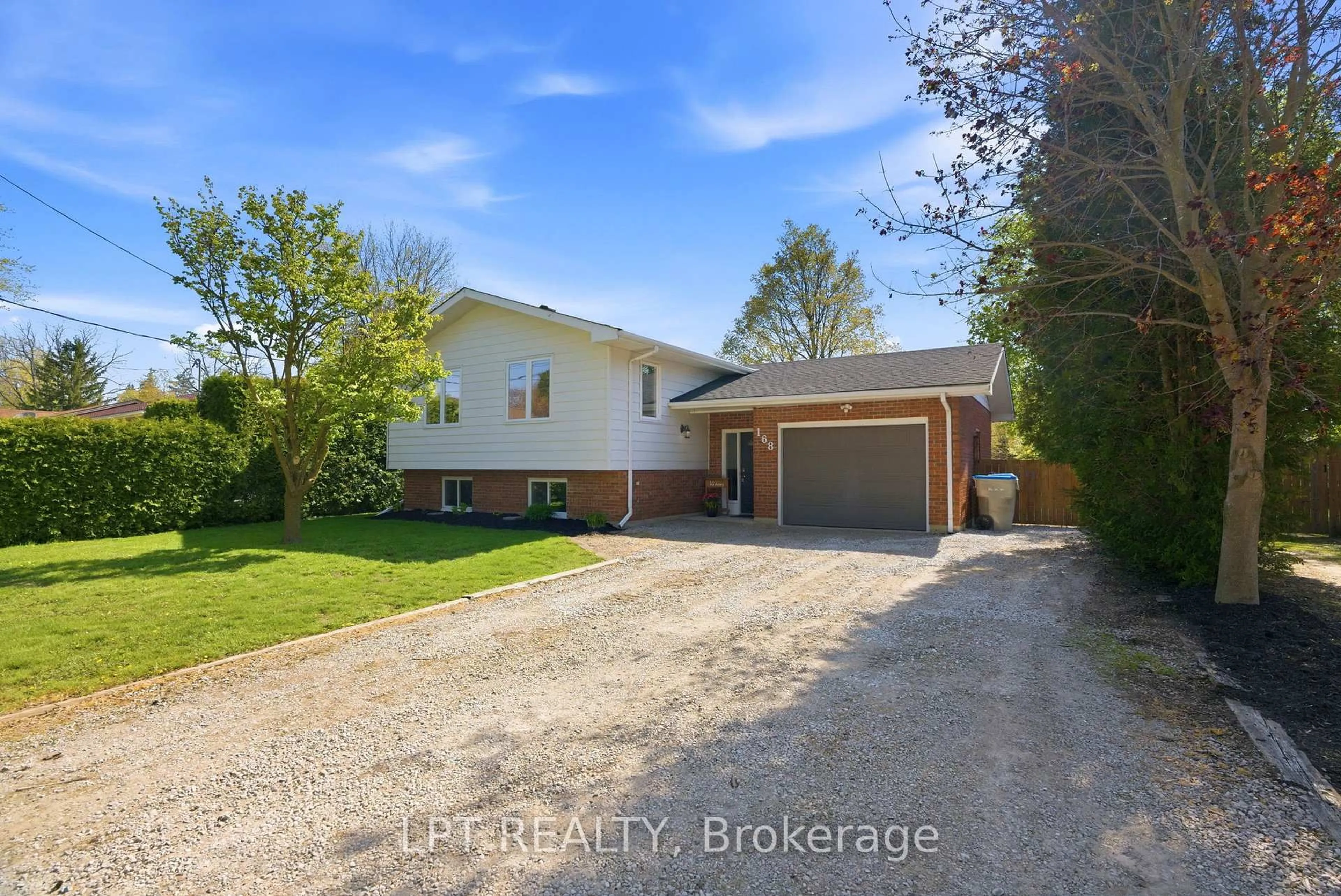 A pic from outside/outdoor area/front of a property/back of a property/a pic from drone, street for 168 Ann St, North Middlesex Ontario N0M 2K0