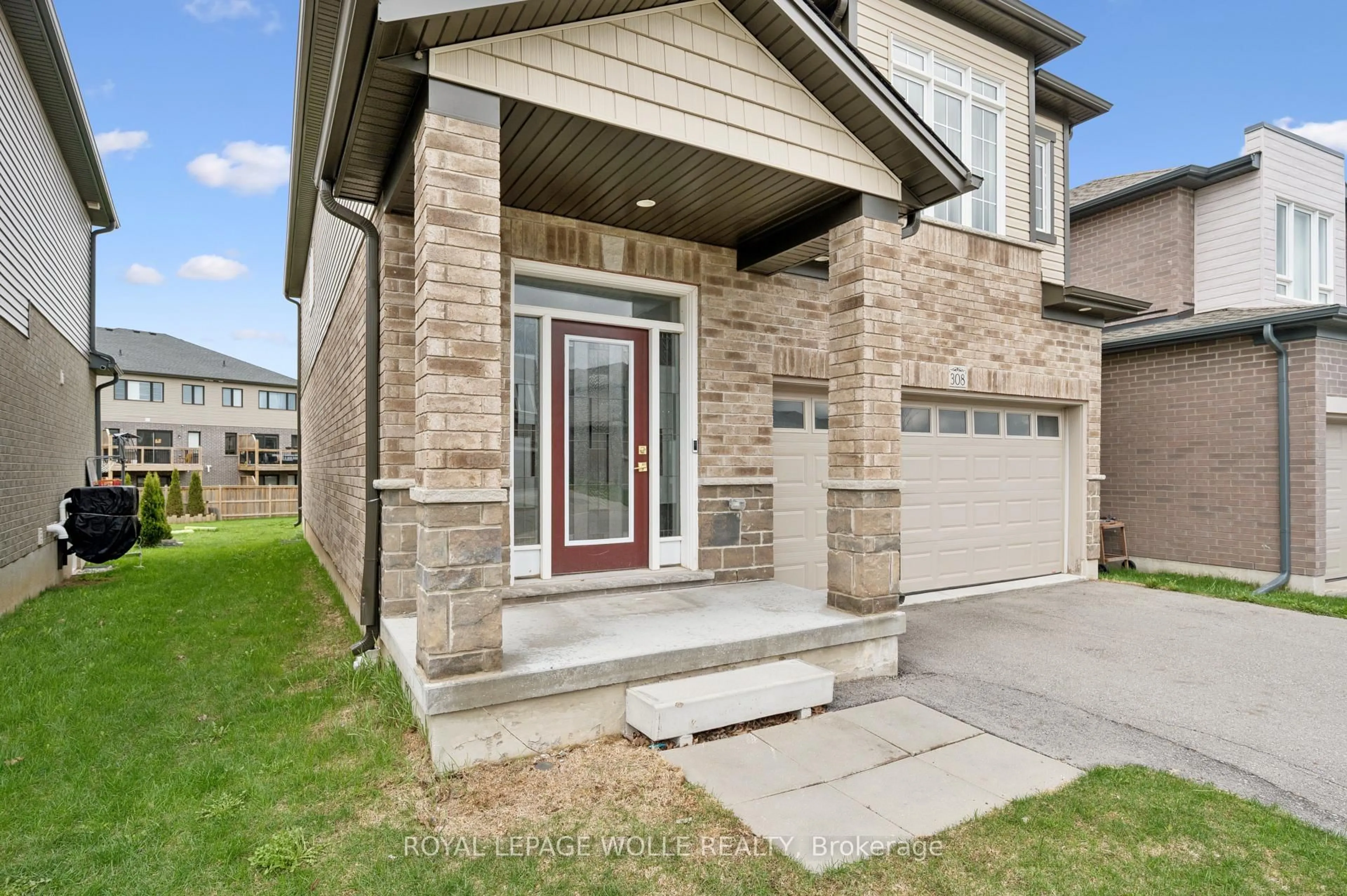 Home with brick exterior material, street for 308 Freure Dr, Cambridge Ontario N1S 0C1