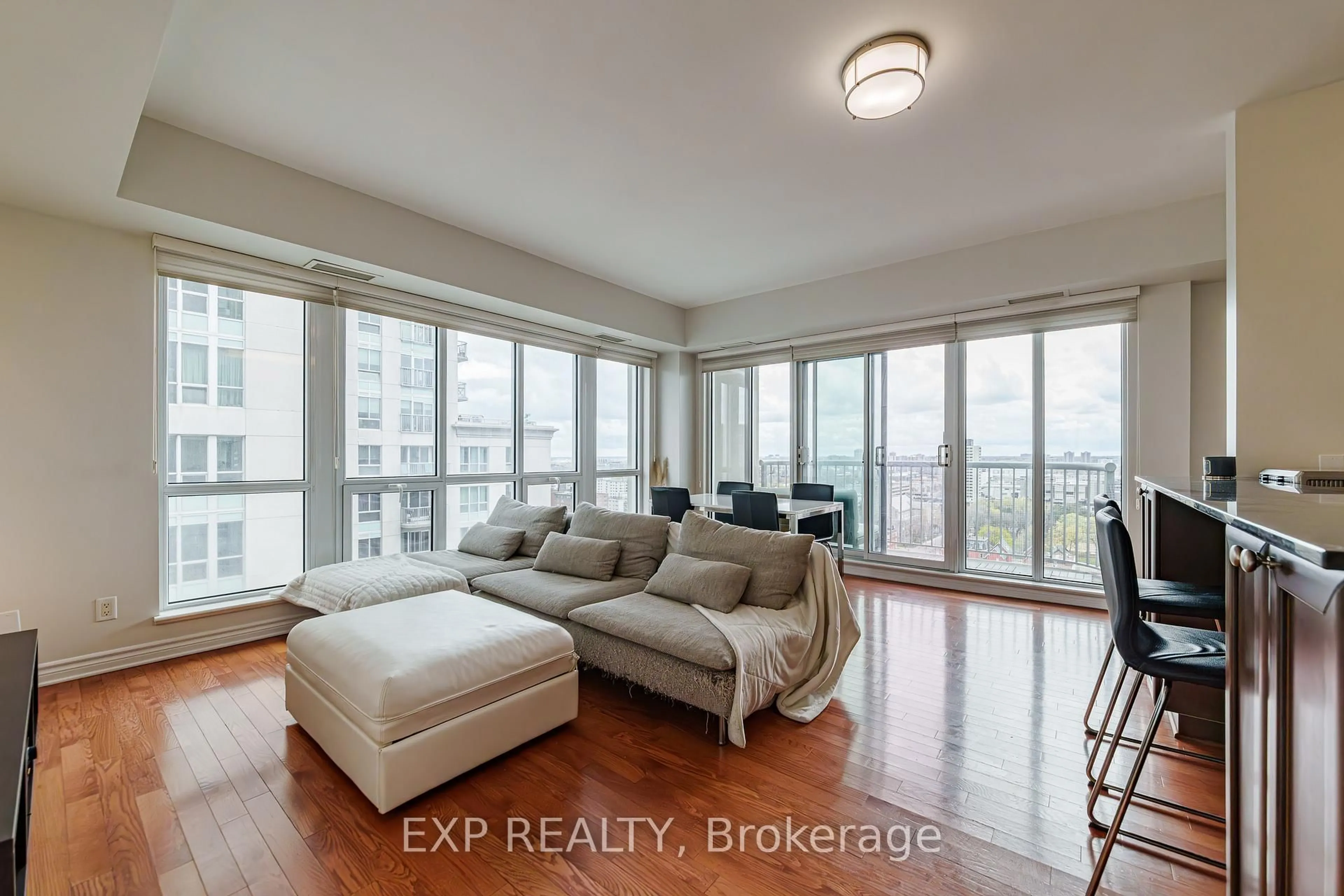 Living room with furniture, unknown for 200 Rideau St #2008, Ottawa Ontario K1N 5Y1