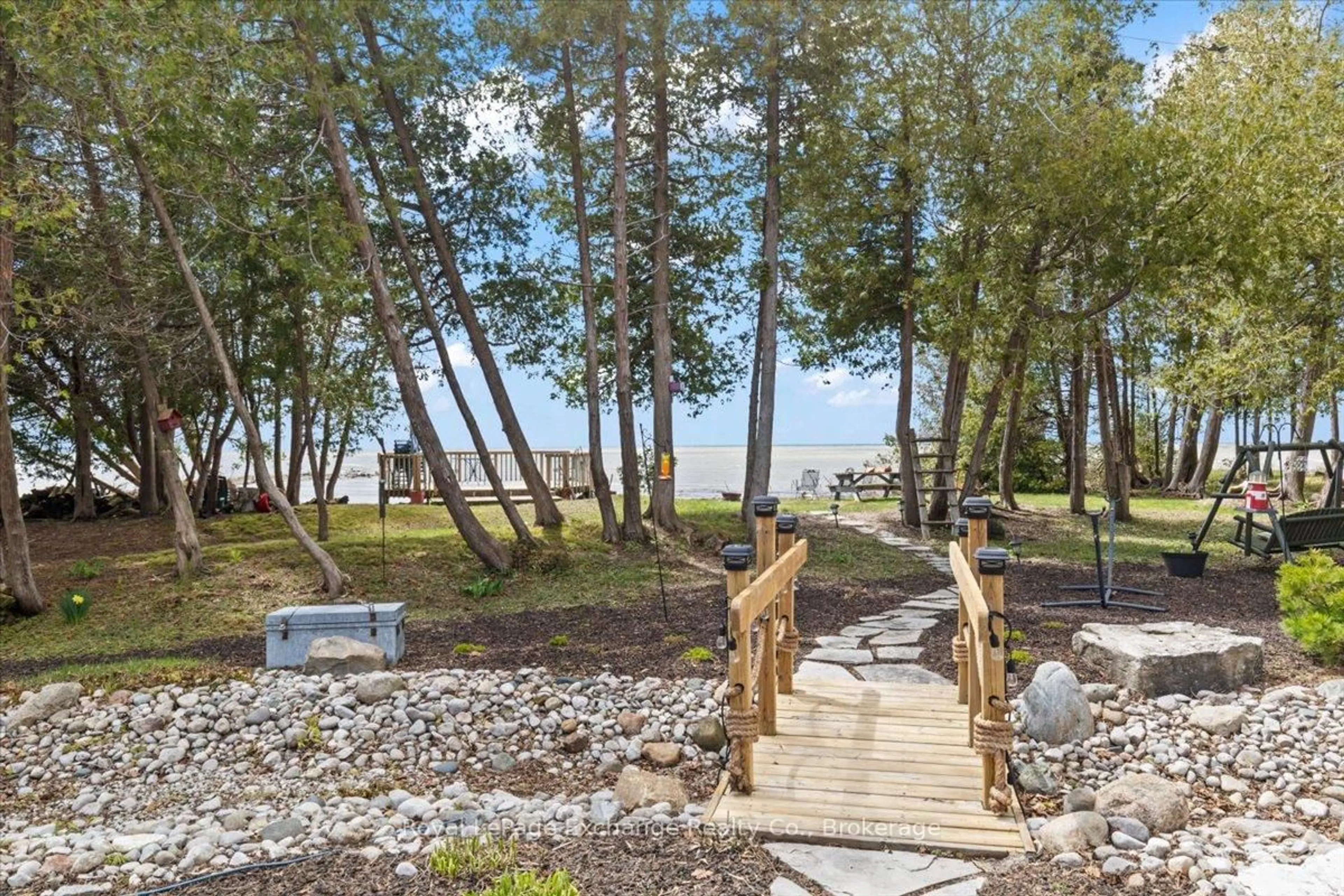 Patio, water/lake/river/ocean view for 171 Huron Rd, Huron-Kinloss Ontario N2Z 2X3
