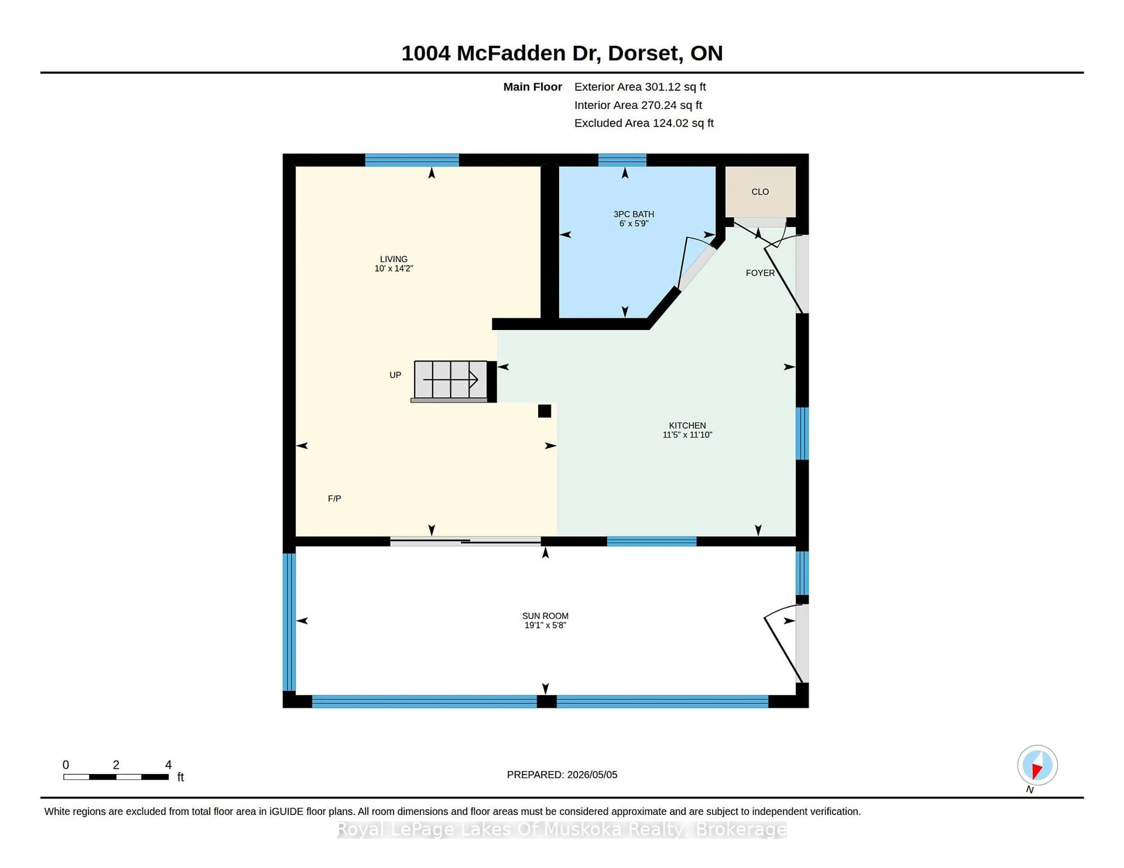 Floor plan for 1004 McFadden Dr, Algonquin Highlands Ontario P0A 1E0