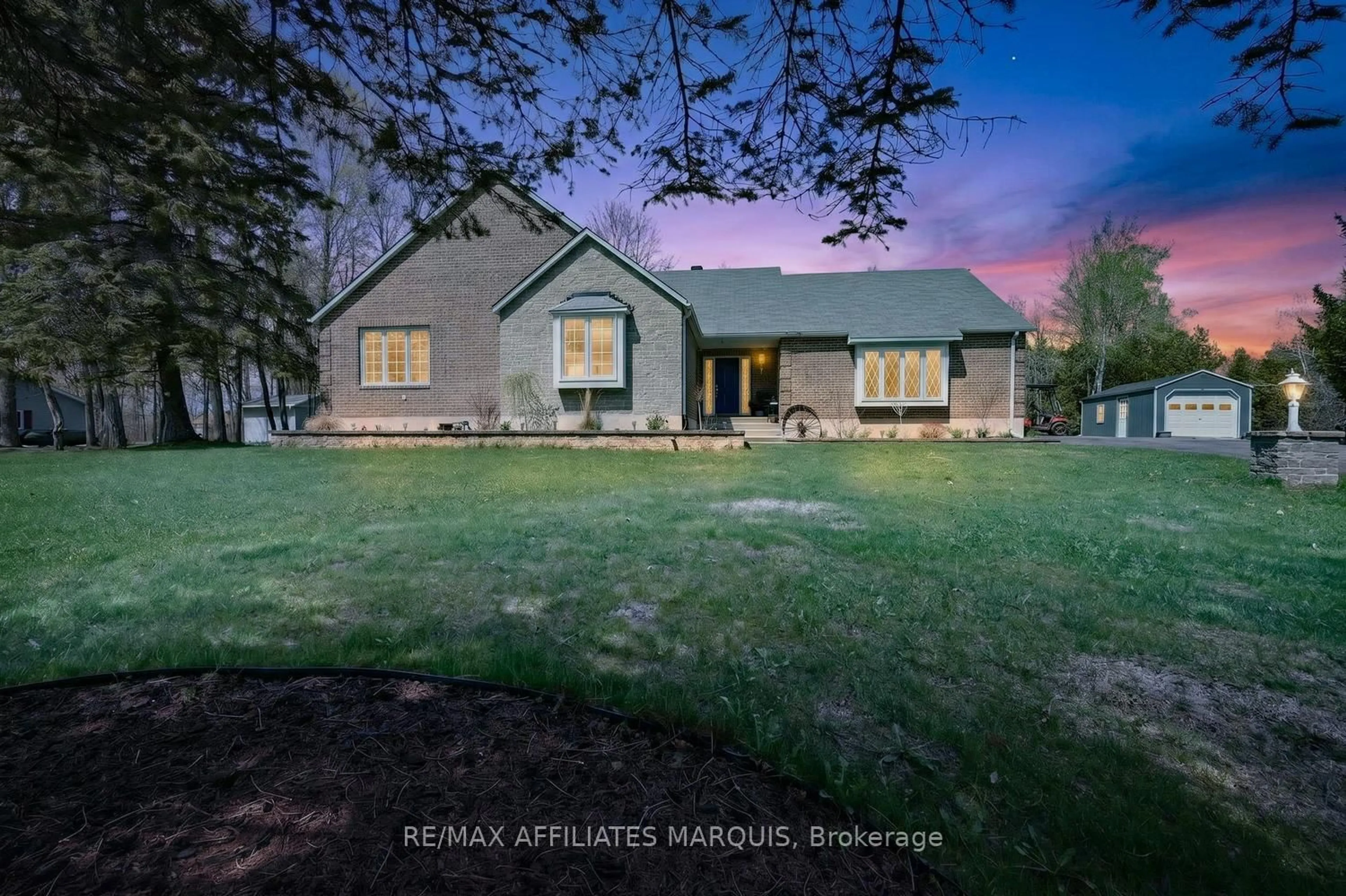 A pic from outside/outdoor area/front of a property/back of a property/a pic from drone, unknown for 8 TUDOR Circ, Rideau Lakes Ontario K0G 1L0