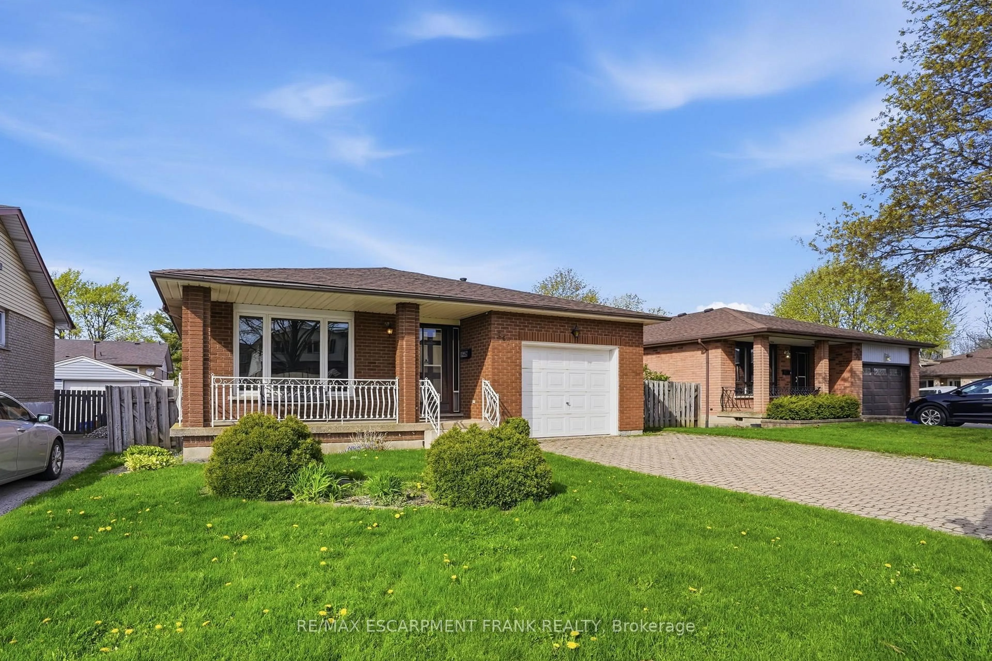 Home with brick exterior material, street for 267 GREENCEDAR Dr, Hamilton Ontario L9C 6S2