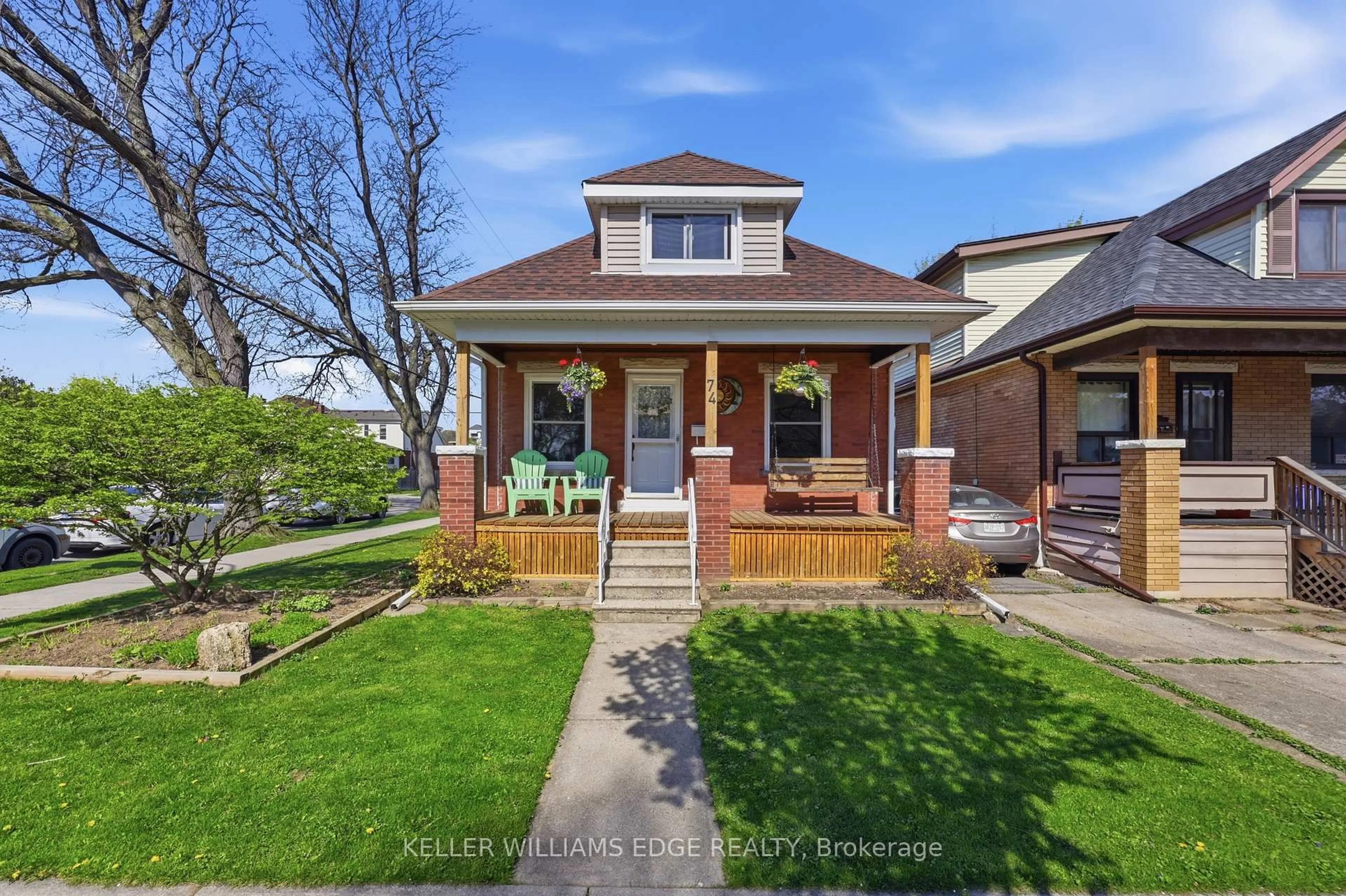 Home with brick exterior material, street for 74 Graham Ave, Hamilton Ontario L8K 2M1