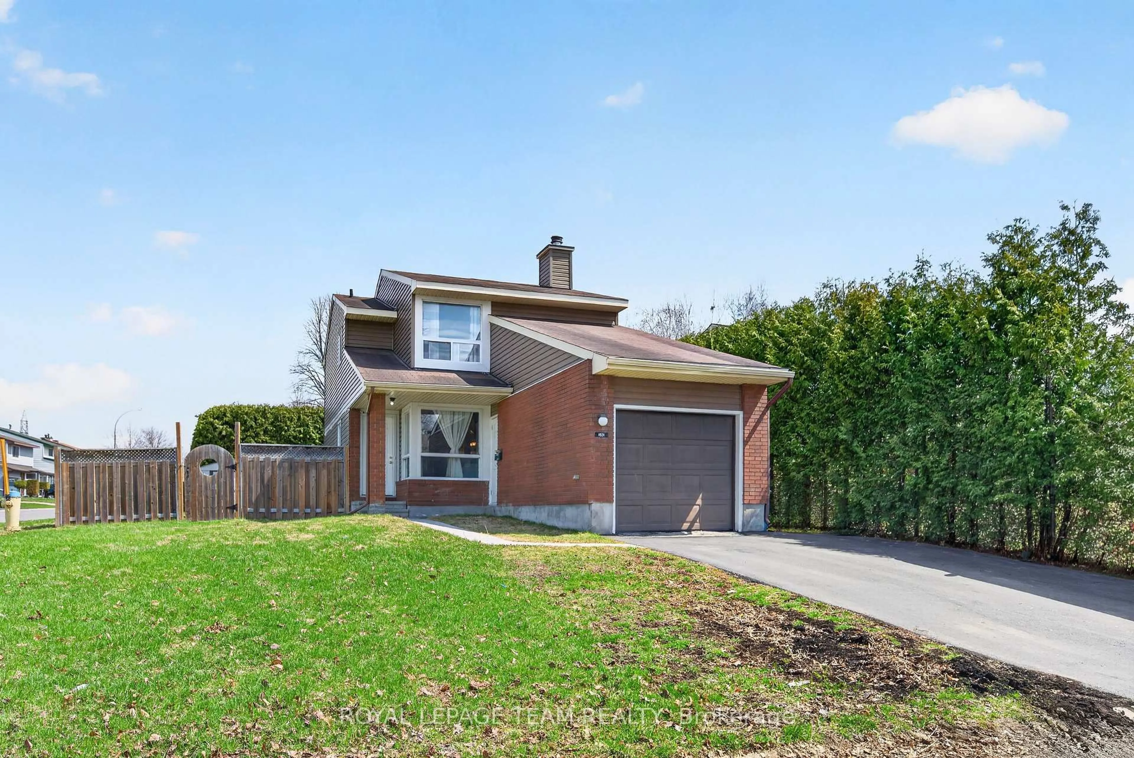 Home with brick exterior material, street for 1631 Saxony Cres, Ottawa Ontario K1B 5K8