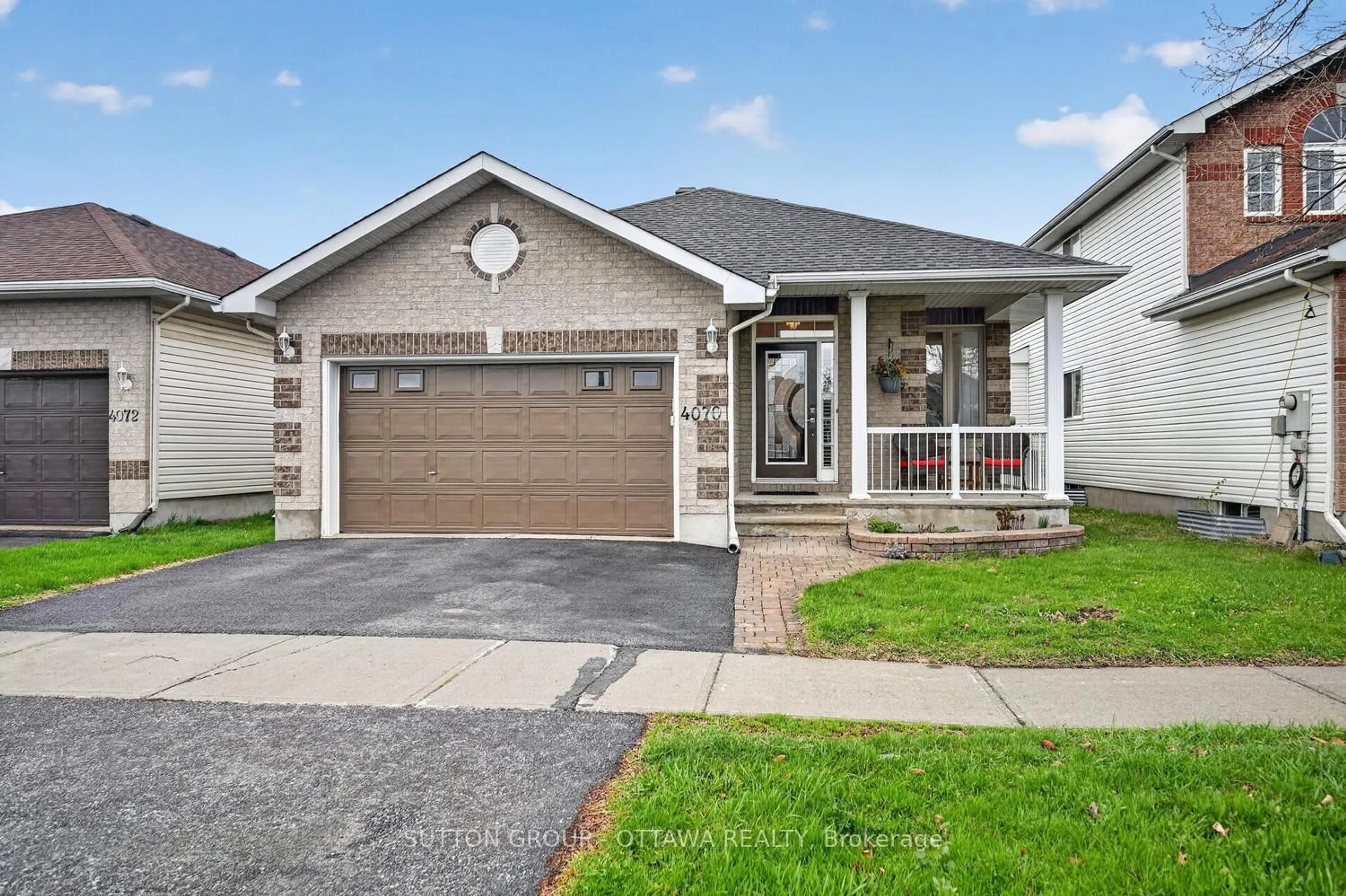 Home with brick exterior material, street for 4070 Canyon Walk Dr, Ottawa Ontario K1V 1W4