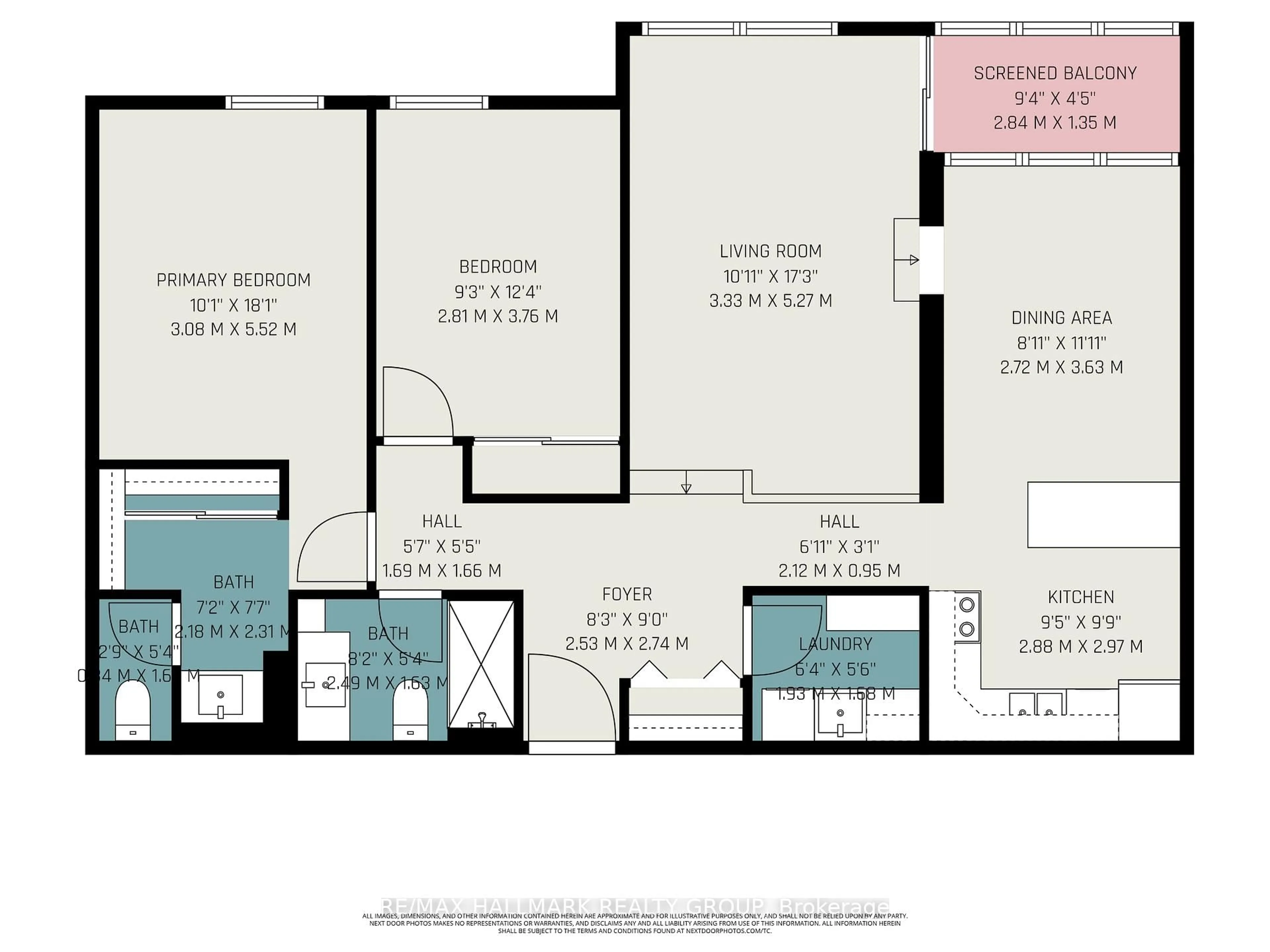 Floor plan for 373 Laurier Ave #405, Ottawa Ontario K1N 8X6