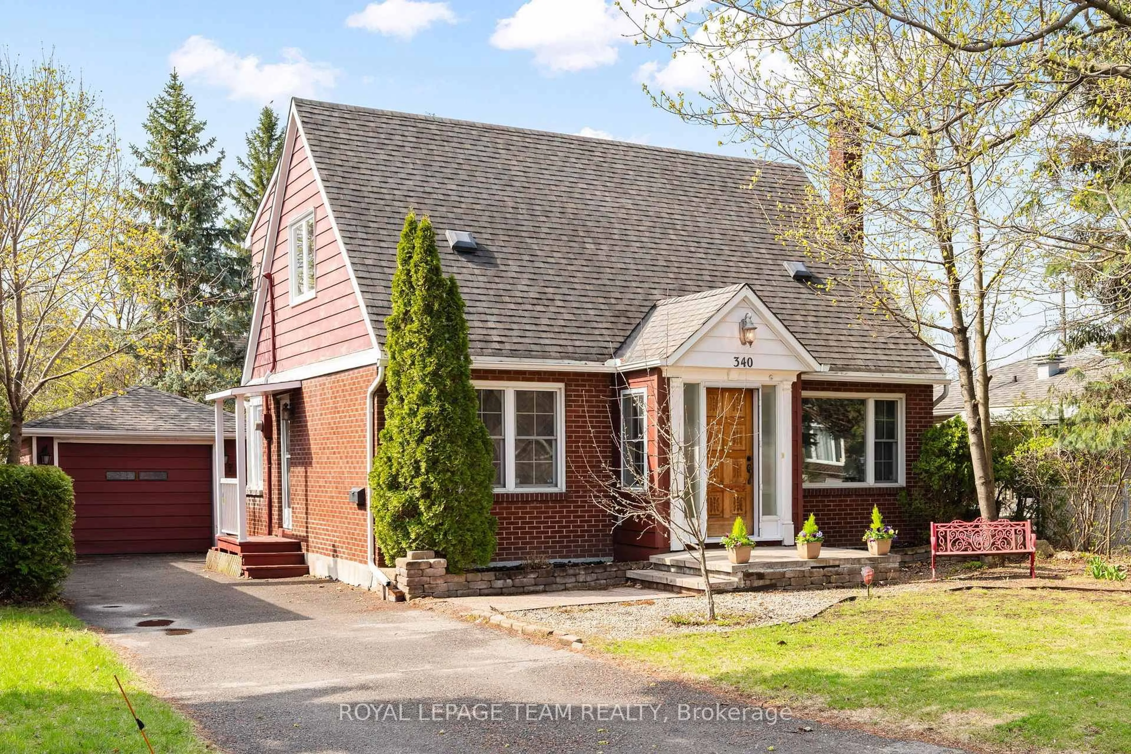 Home with brick exterior material, street for 340 Spartan Ave, Ottawa Ontario K1K 1J8