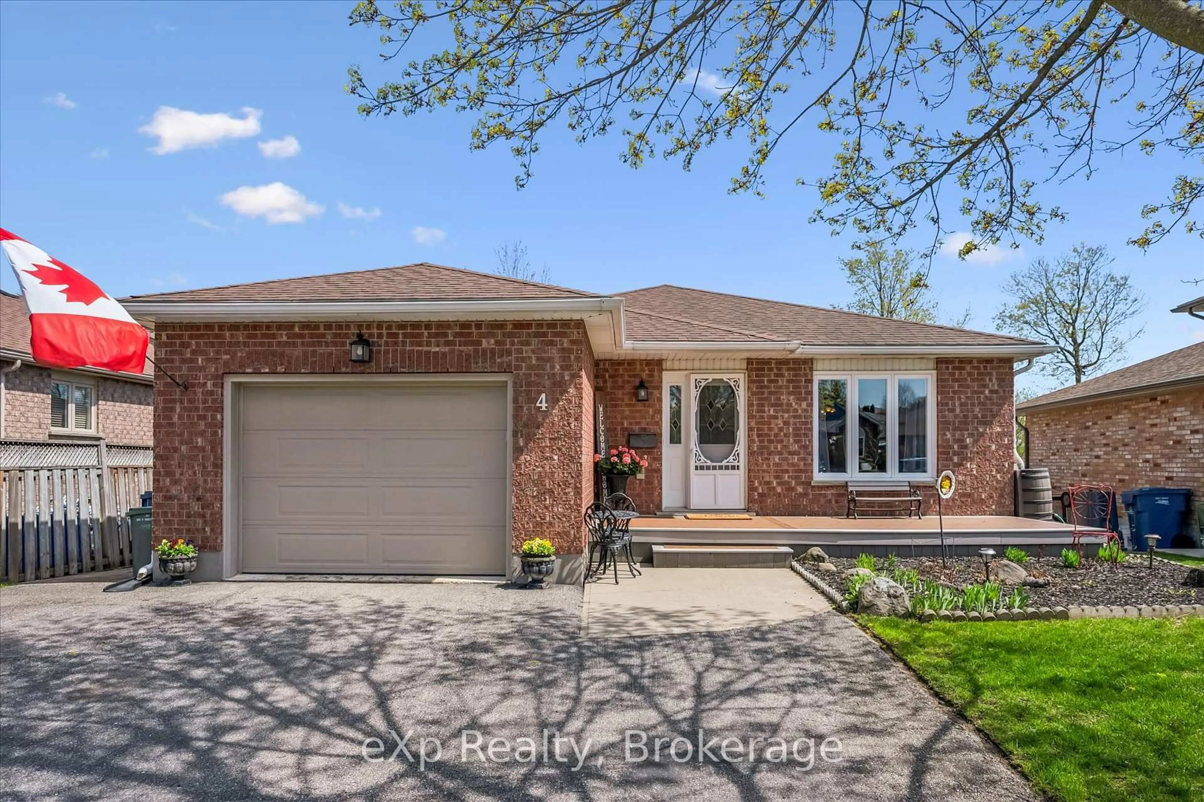 Home with brick exterior material, street for 4 Peartree Cres, Guelph Ontario N1H 8K6