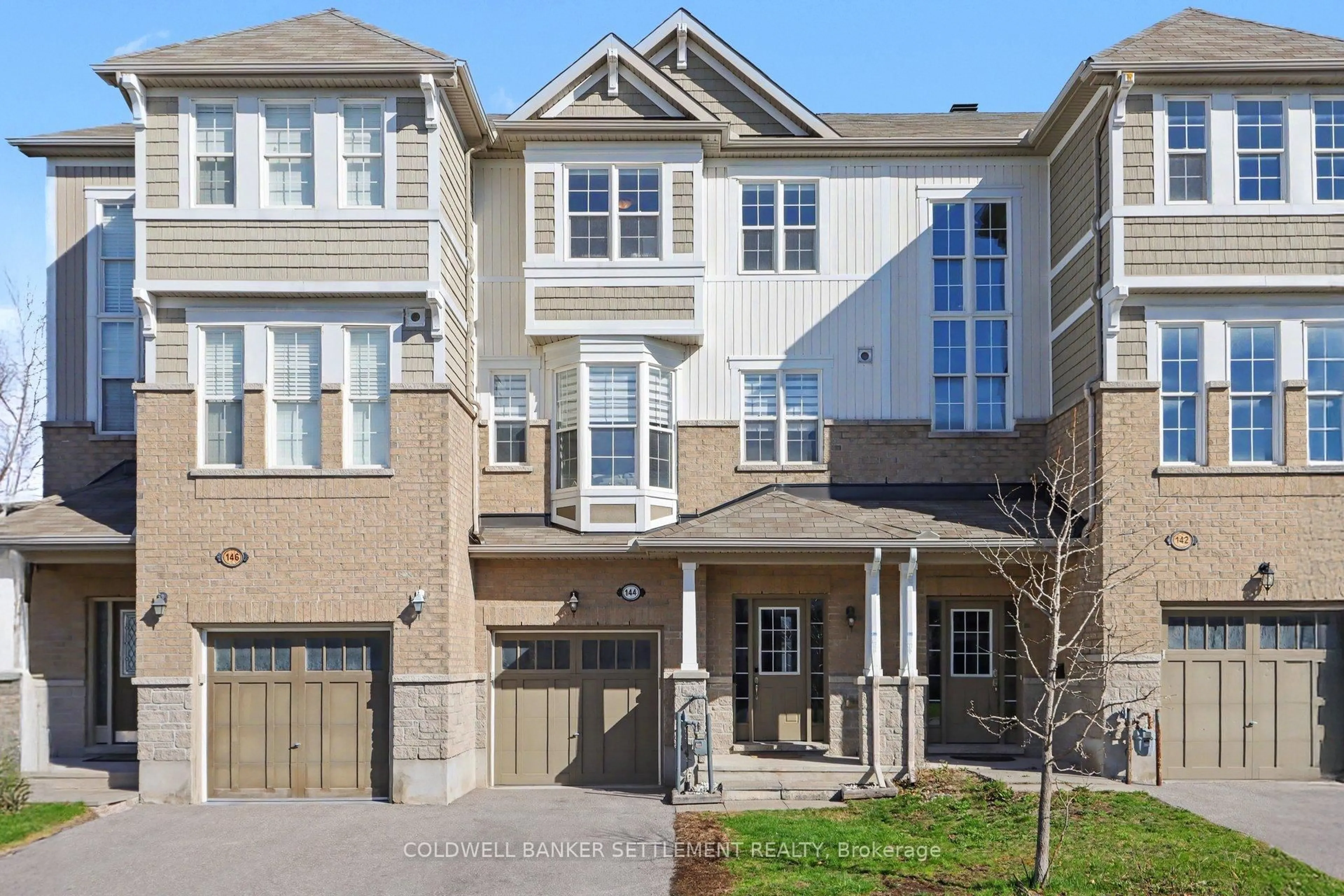 Home with brick exterior material, street for 144 Battersea Cres, Kanata Ontario K2T 0C5