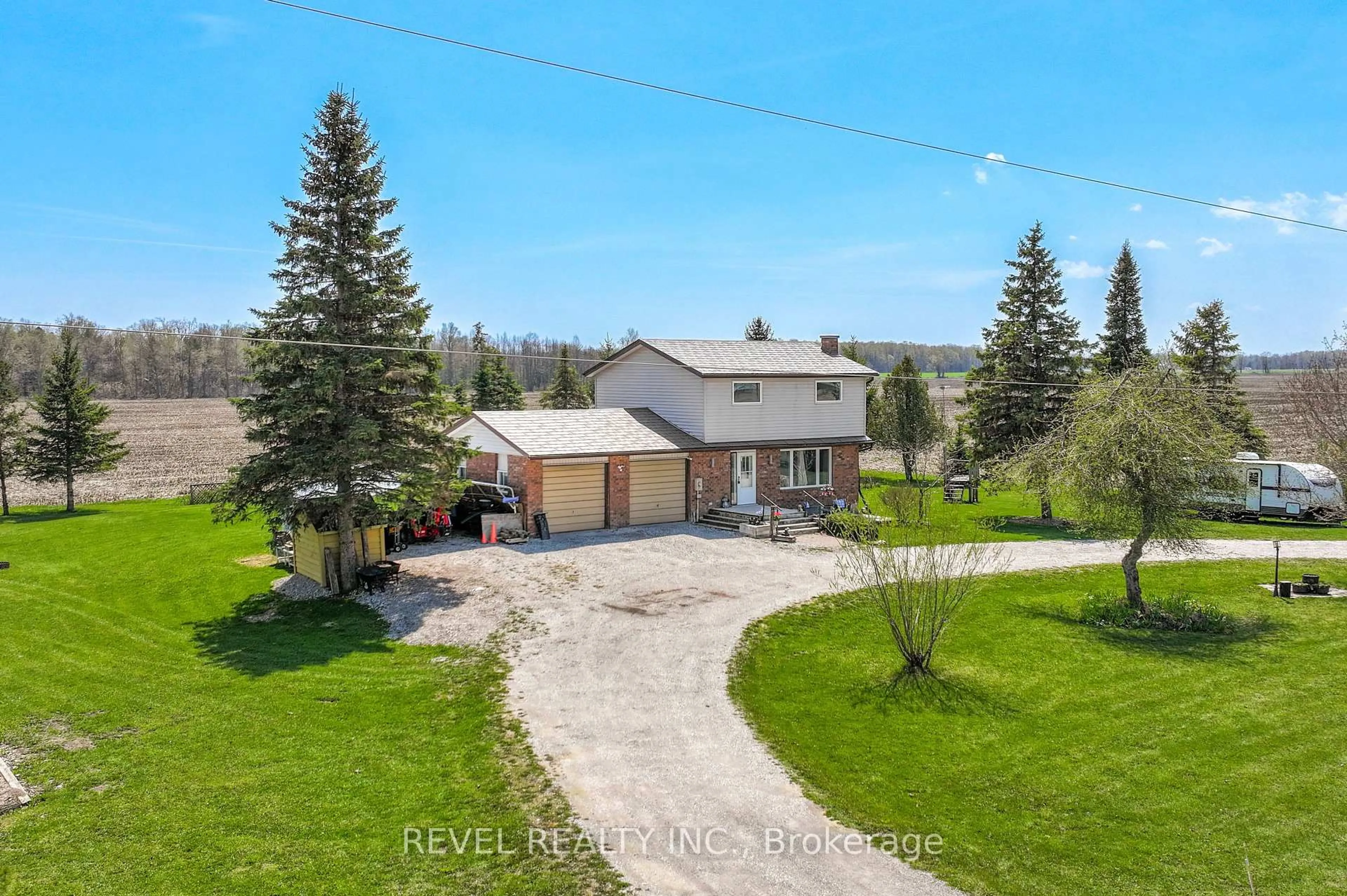 A pic from outside/outdoor area/front of a property/back of a property/a pic from drone, unknown for 1038 Cresswell Rd, Kawartha Lakes Ontario K0M 2C0