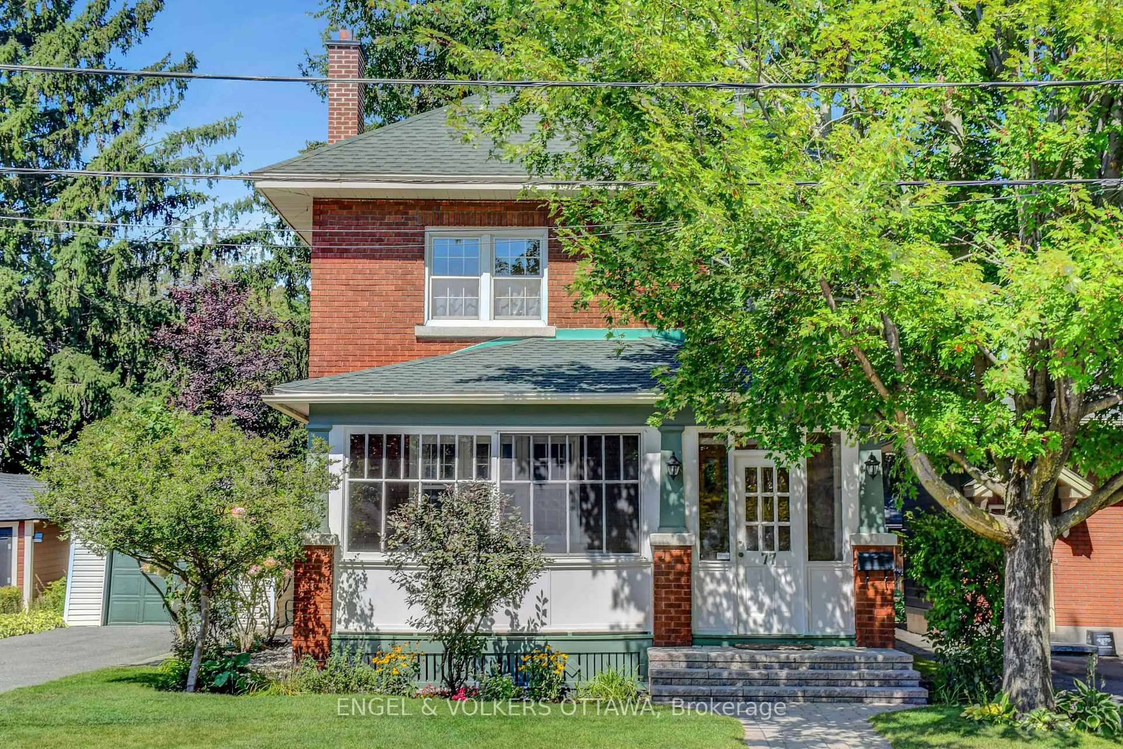 Home with brick exterior material, street for 77 Helena St, Ottawa Ontario K1Y 3M9
