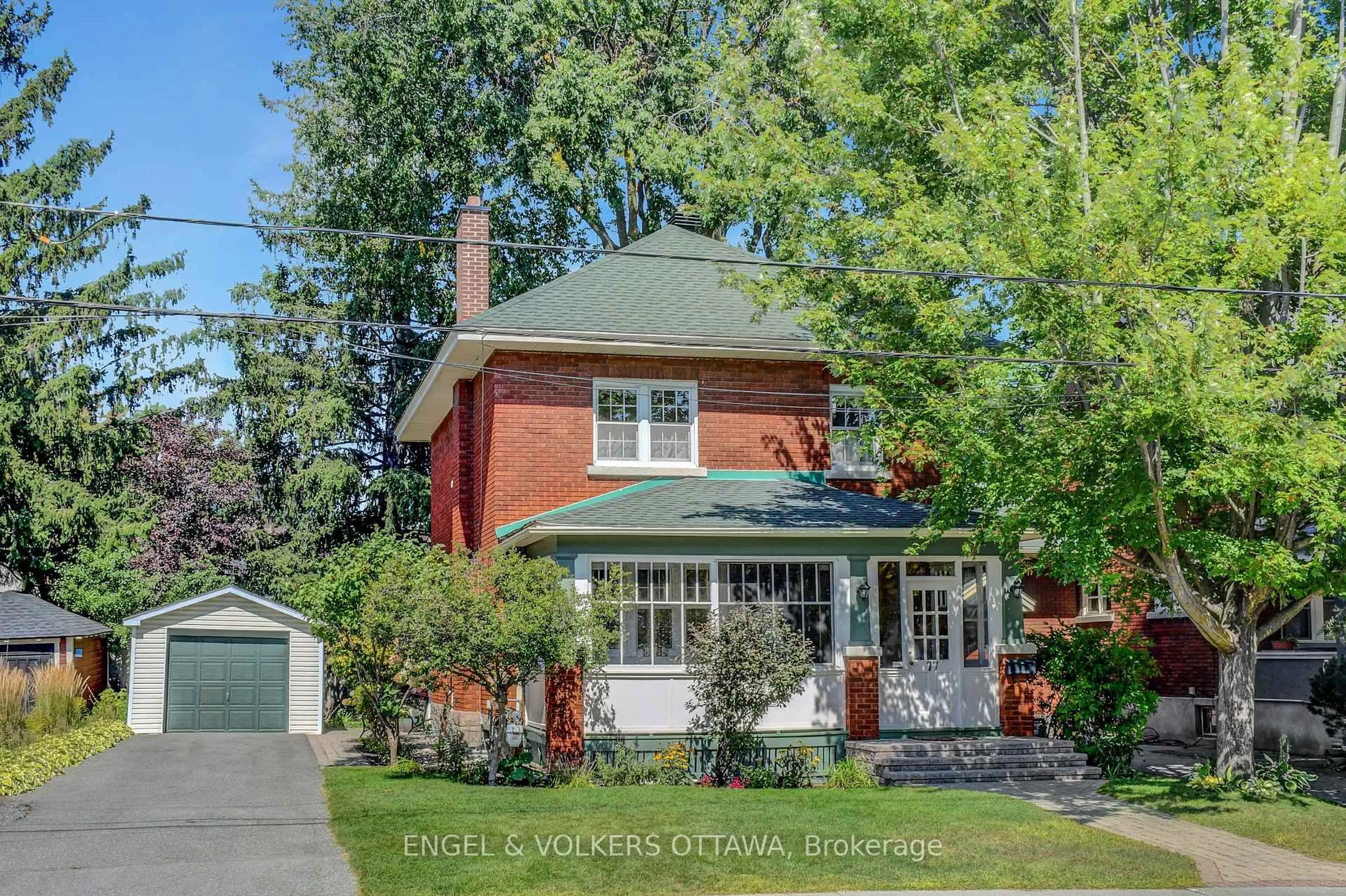 Home with brick exterior material, street for 77 Helena St, Ottawa Ontario K1Y 3M9