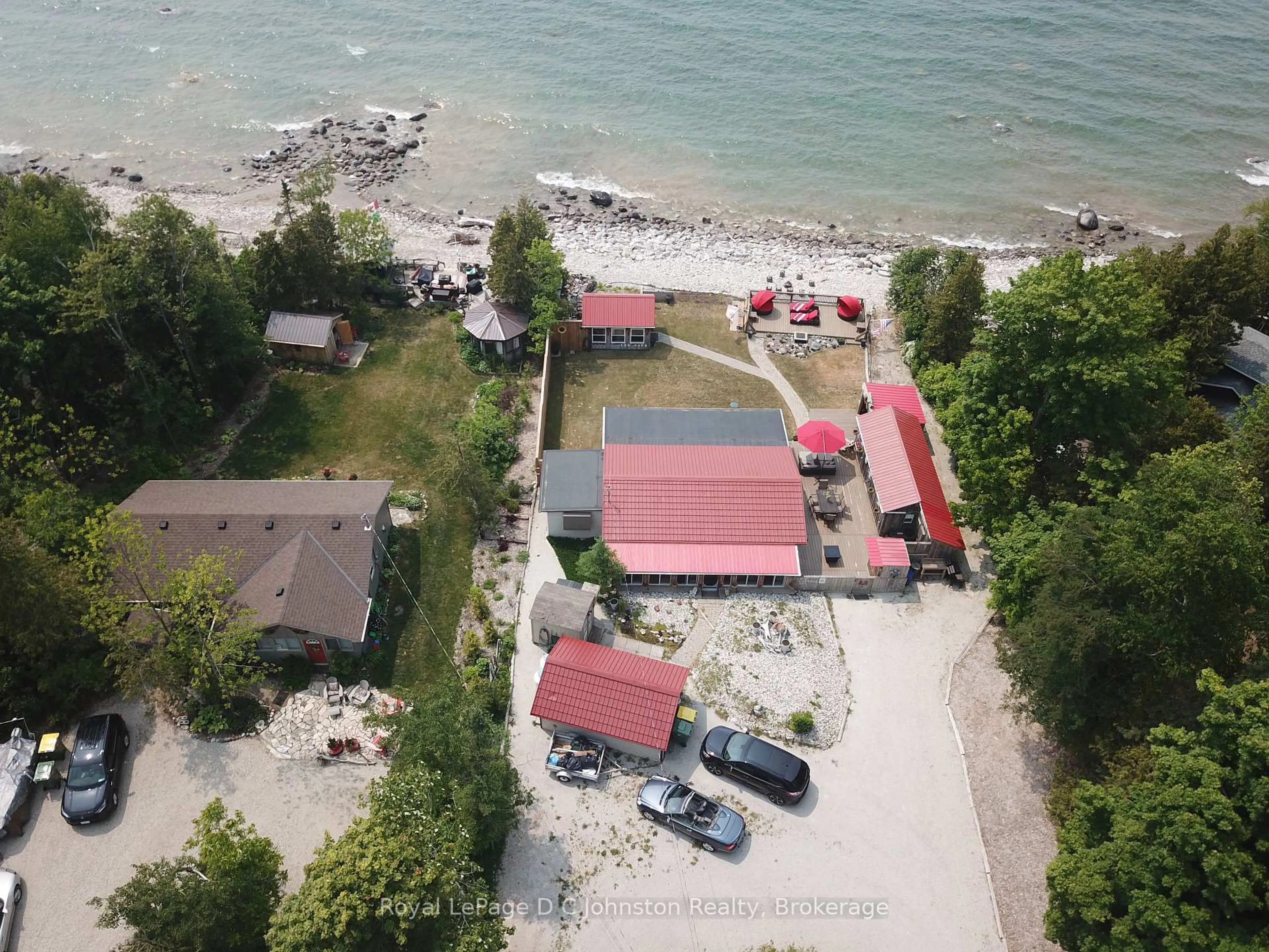 A pic from outside/outdoor area/front of a property/back of a property/a pic from drone, unknown for 337 BRUCE ROAD #13, First Nations Ontario N0H 2L0