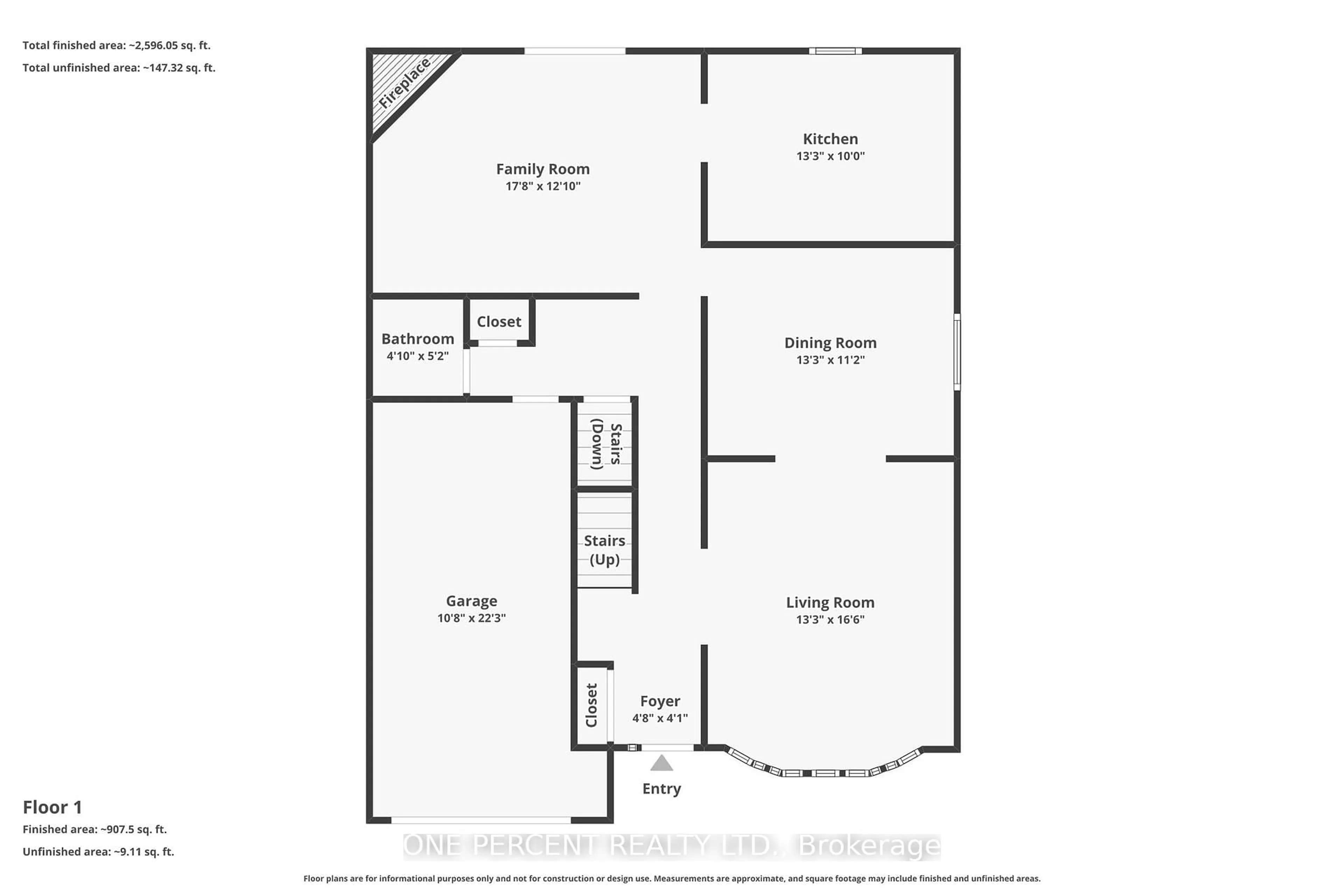 Floor plan for 1446 Goth Ave, Ottawa Ontario K1T 1E4