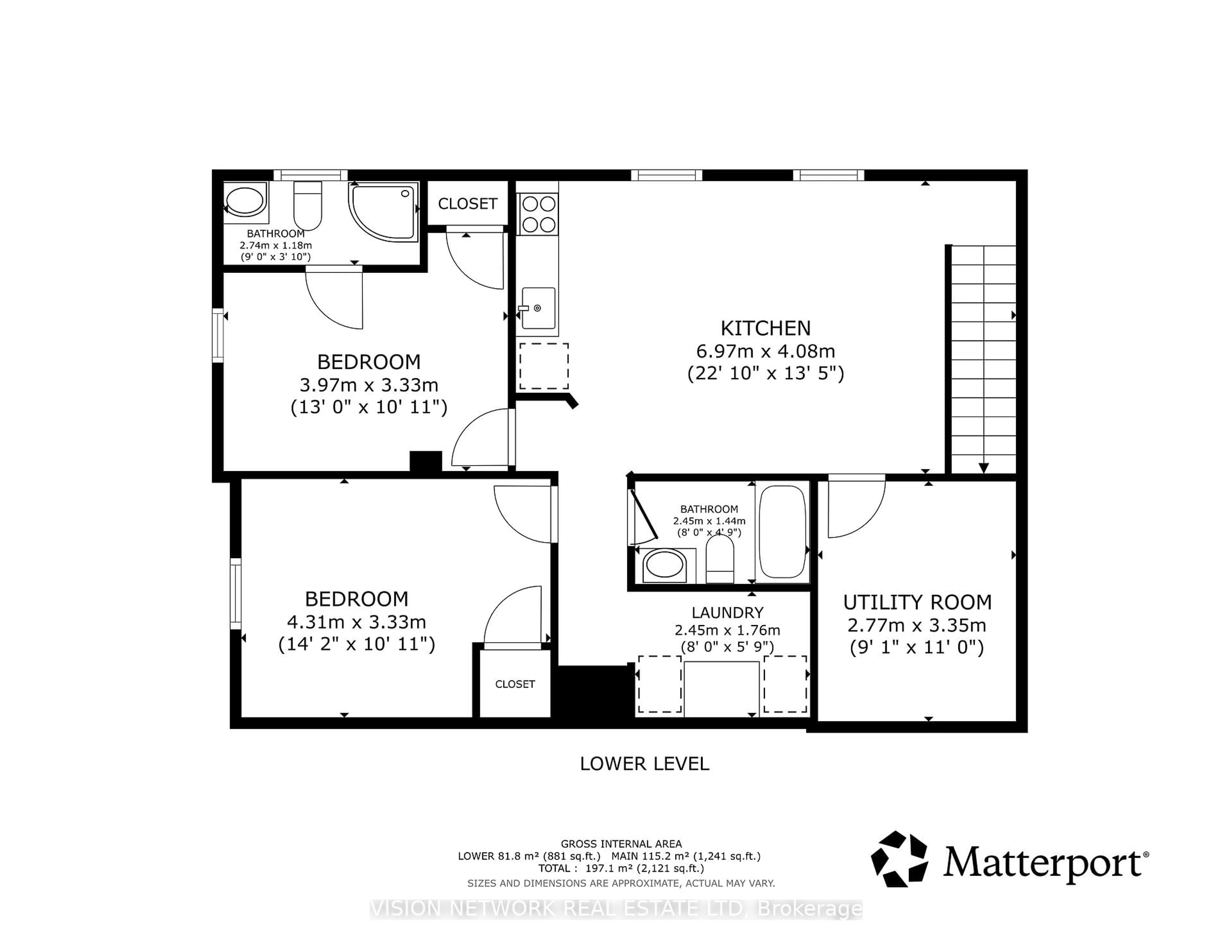 Floor plan for 76.5 Fairview Ave, St. Thomas Ontario N5R 4X5