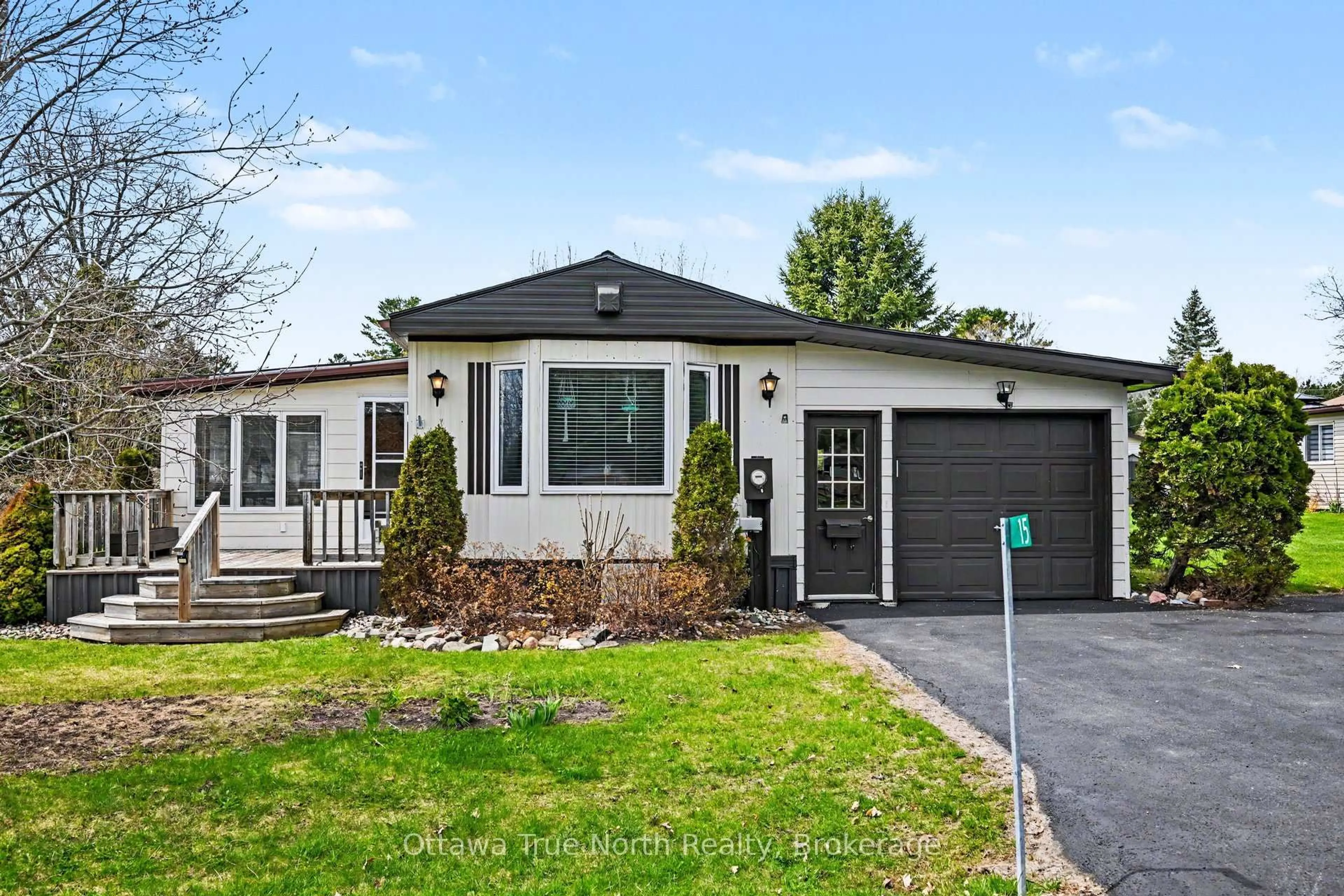 Home with vinyl exterior material, street for 15 Hardwood Lane, White Lake Ontario K0A 3L0