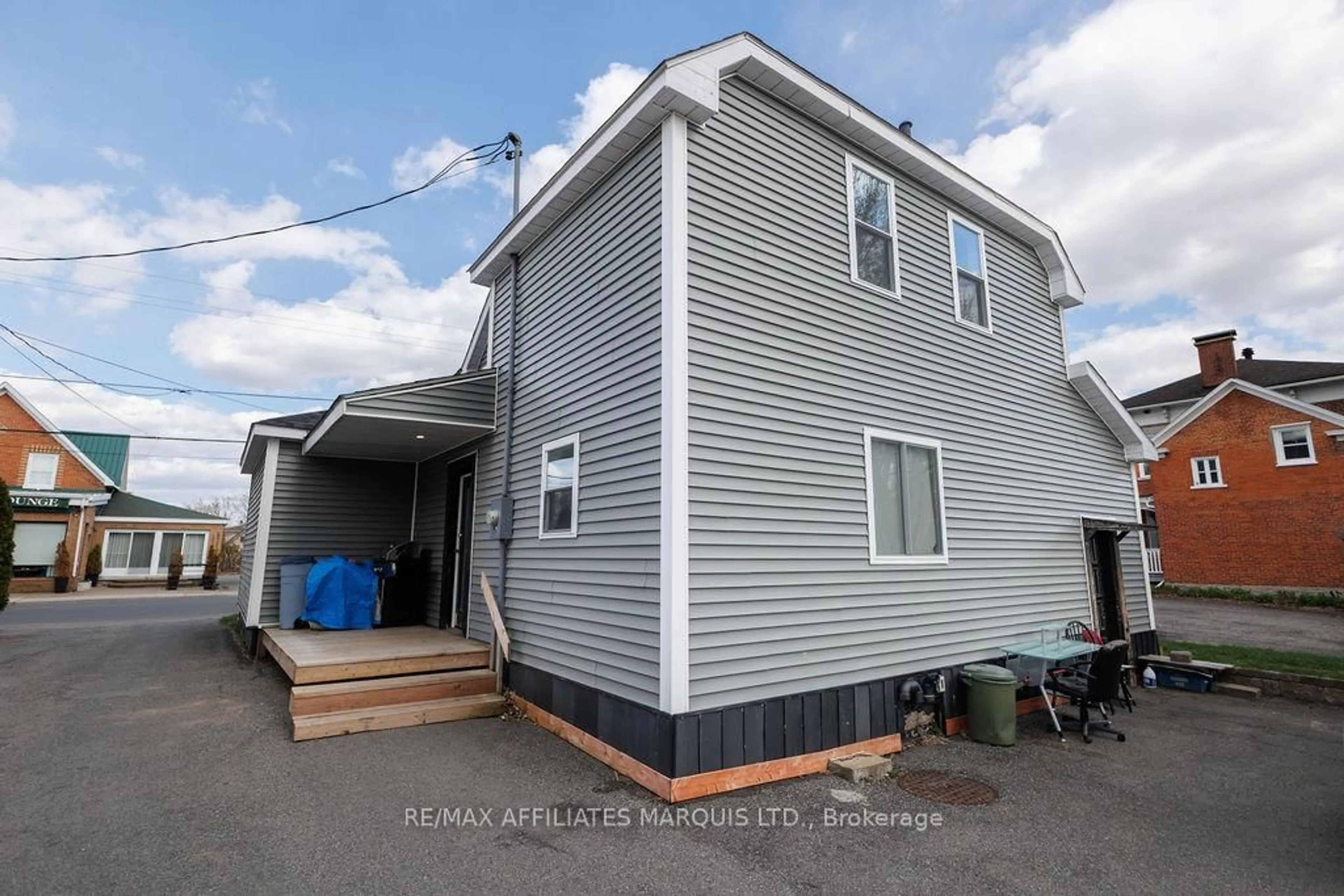 Home with vinyl exterior material, street for 136 Main St, North Glengarry Ontario K0C 1A0