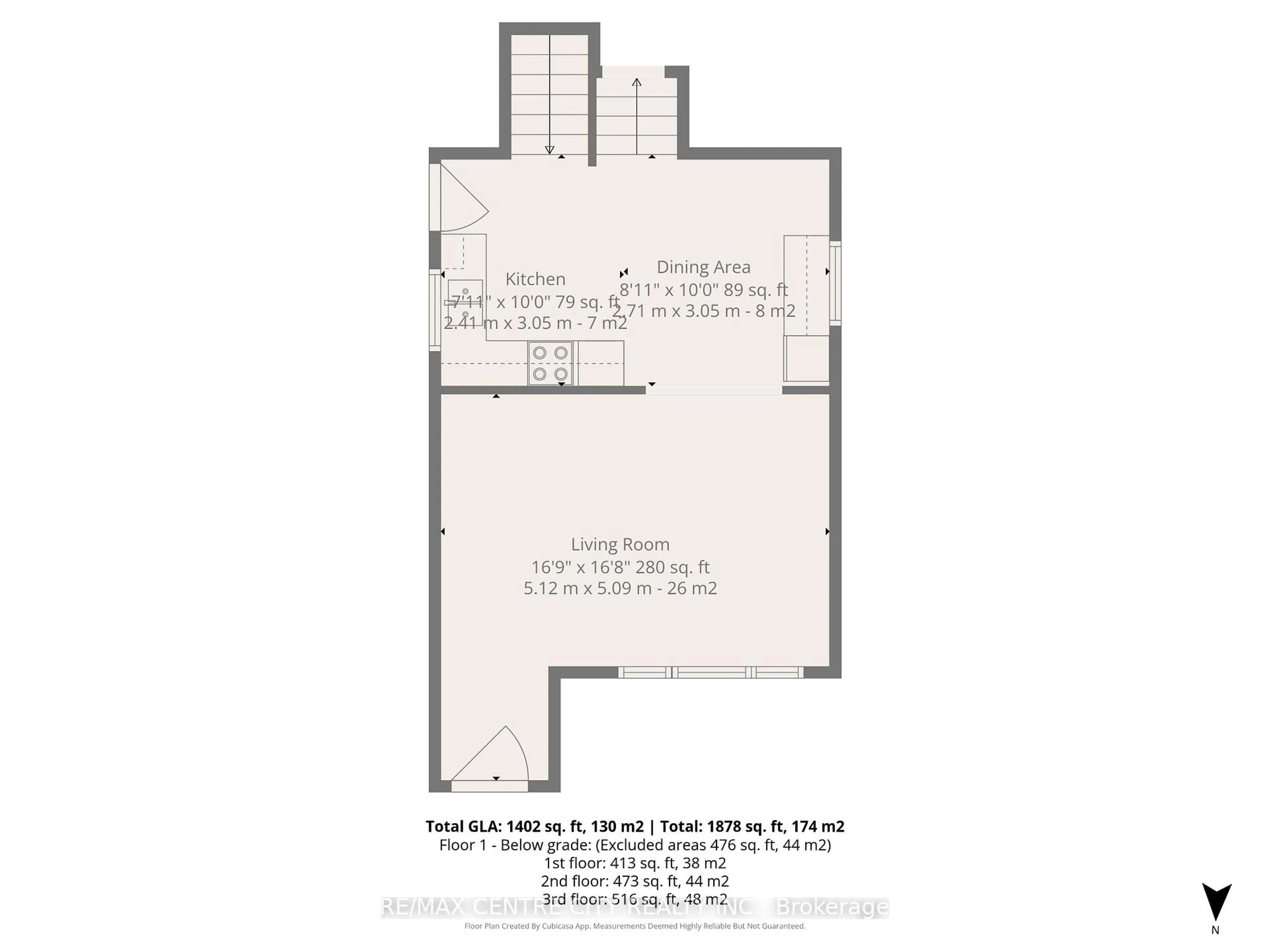 Floor plan for 186 Centre St, St. Thomas Ontario N5R 3A4