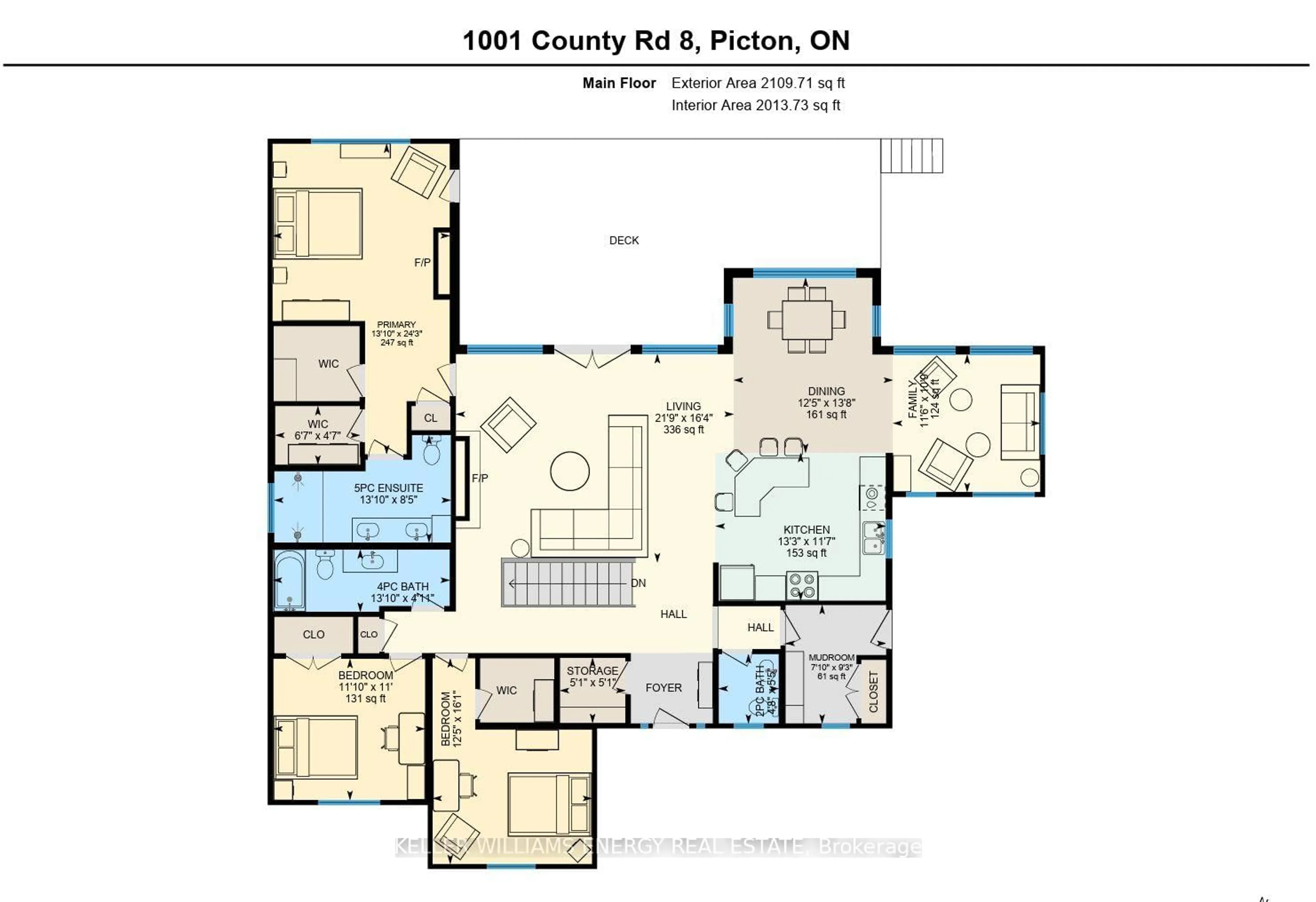 Floor plan for 1001 County Road 8, Prince Edward County Ontario K0K 2T0