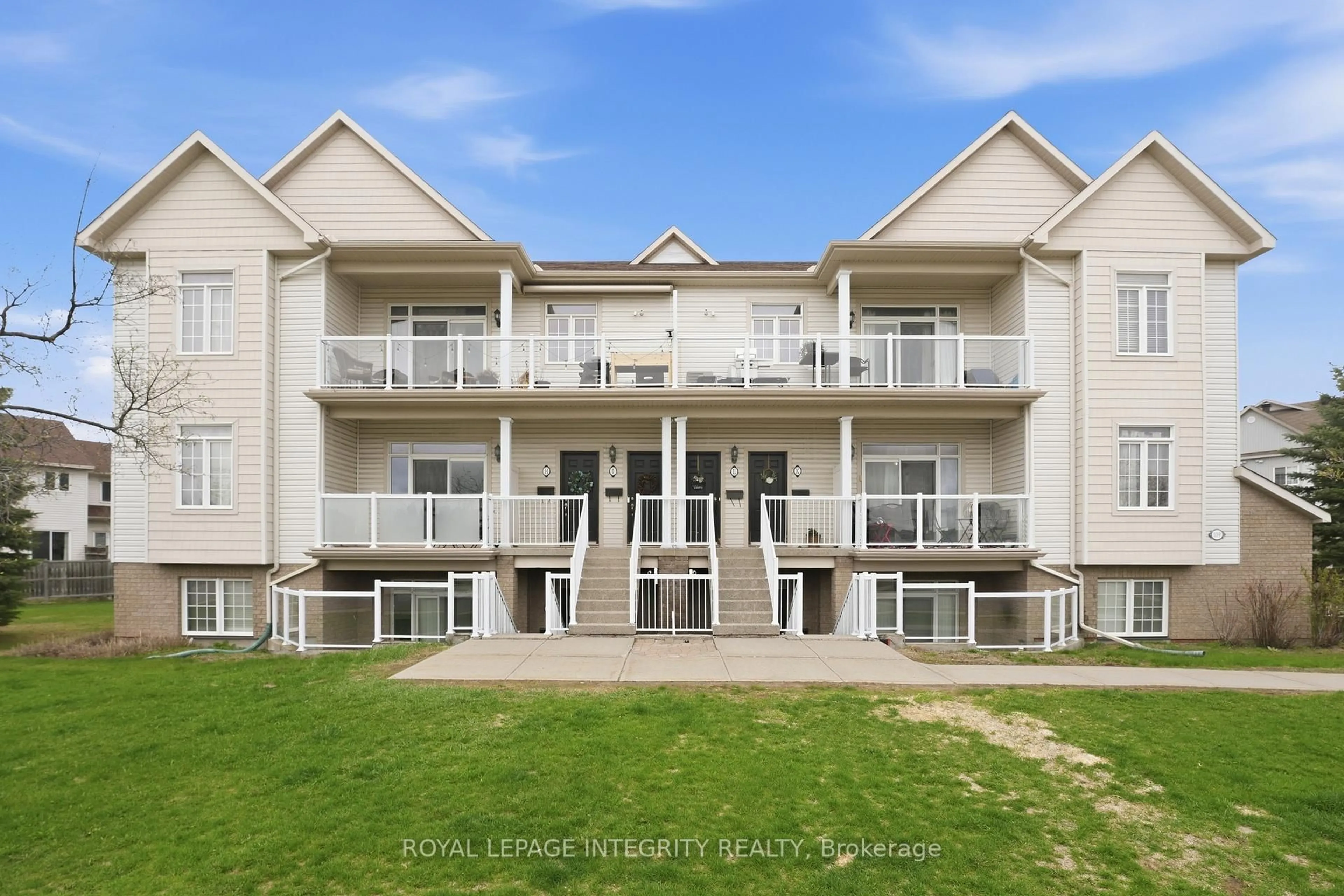 A pic from outside/outdoor area/front of a property/back of a property/a pic from drone, water/lake/river/ocean view for 109 Artesa Private #K, Ottawa Ontario K2S 0J8