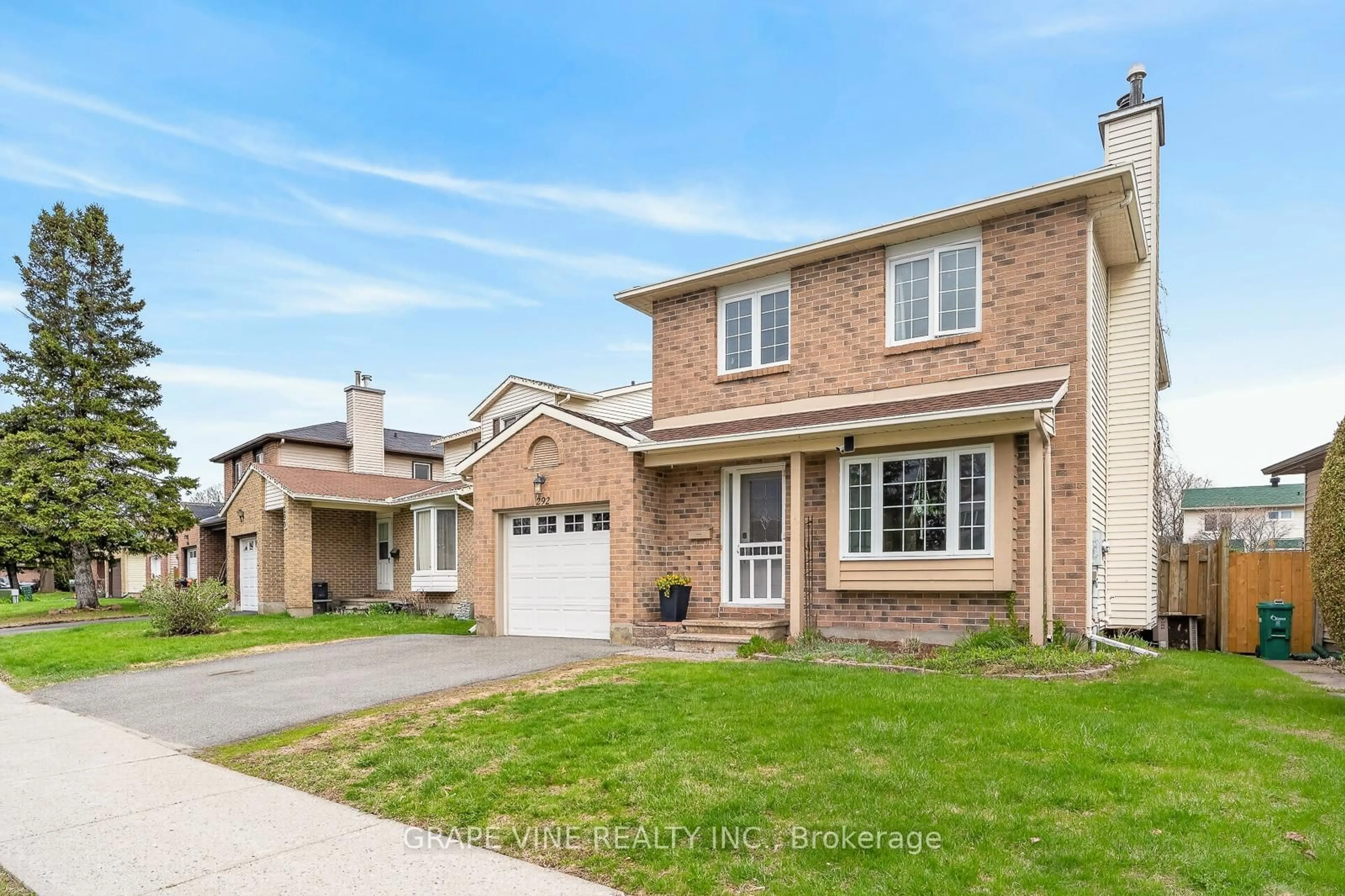 Home with brick exterior material, street for 292 Du Grand Bois Ave, Orleans Ontario K1E 2S6