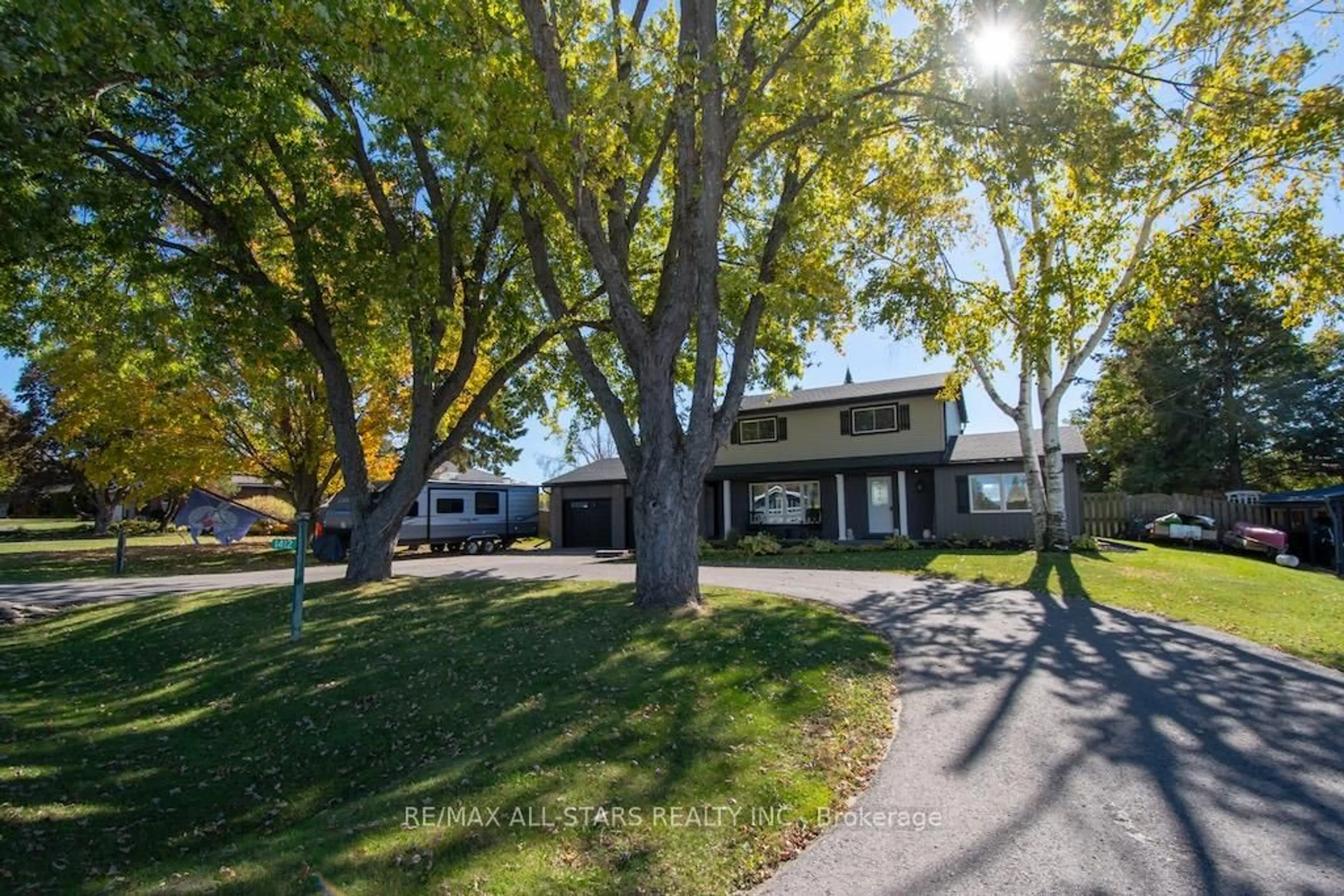 A pic from outside/outdoor area/front of a property/back of a property/a pic from drone, street for 1412 Highway 7A Highway, Kawartha Lakes Ontario L0A 1A0