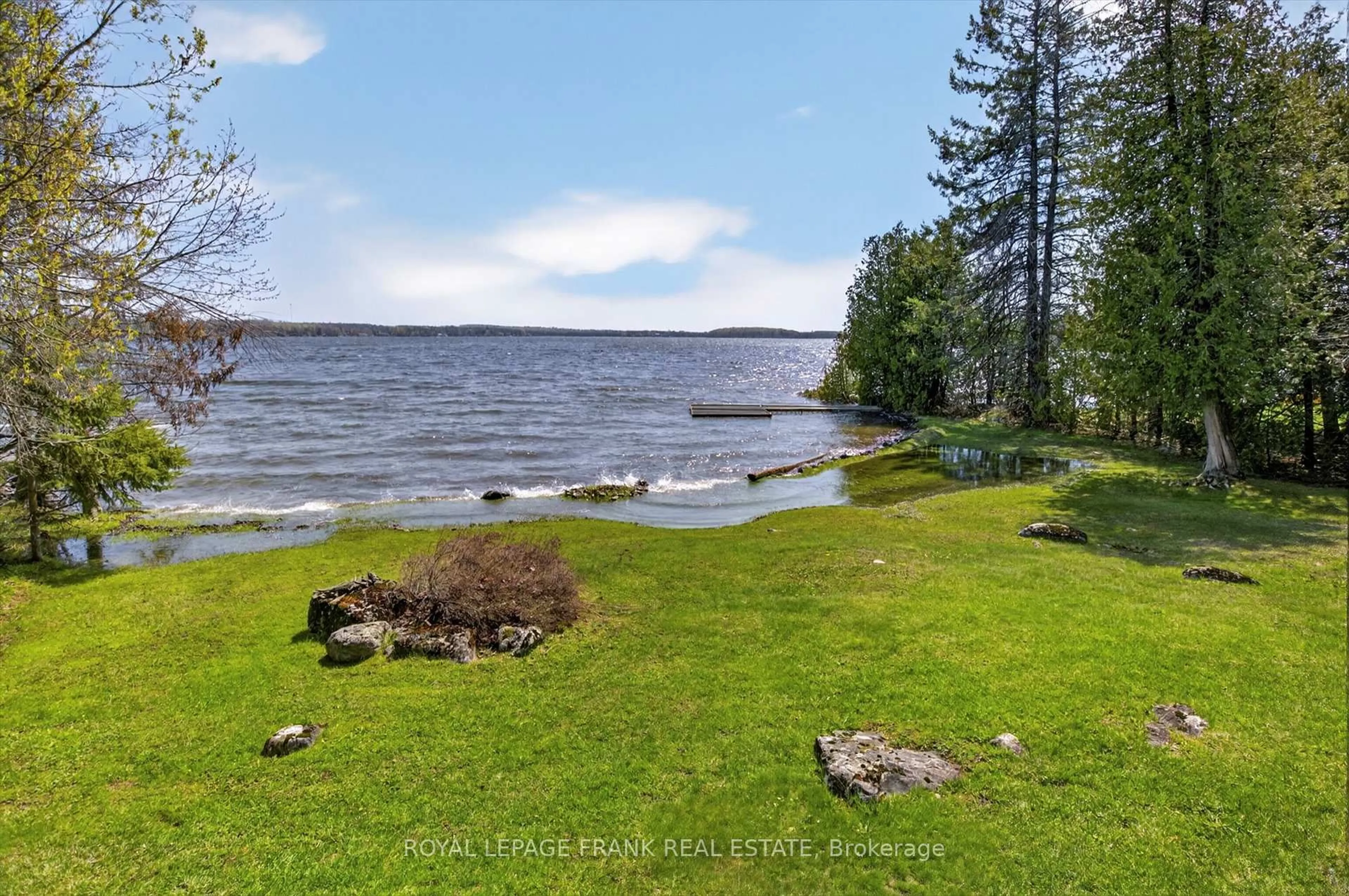 A pic from outside/outdoor area/front of a property/back of a property/a pic from drone, water/lake/river/ocean view for 2635 Deramore Rd, Selwyn Ontario K0L 2H0