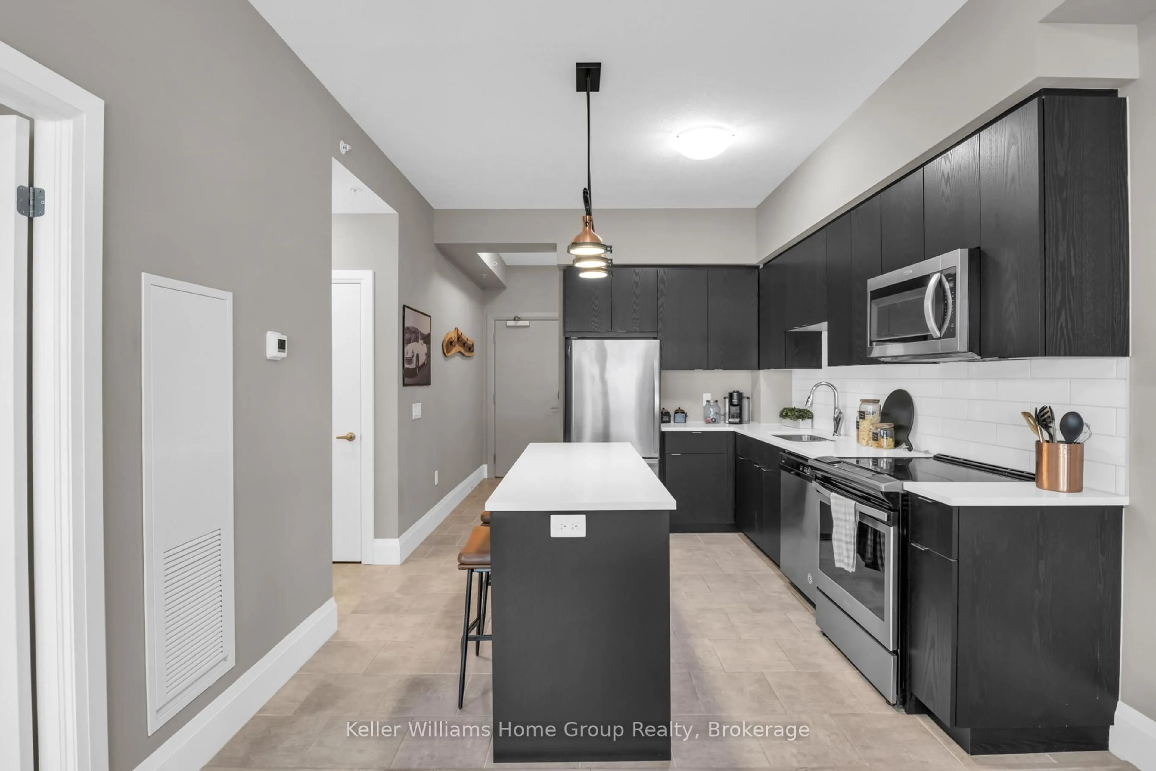 Open concept kitchen, unknown for 73 Arthur St #515, Guelph Ontario N1E 0S6